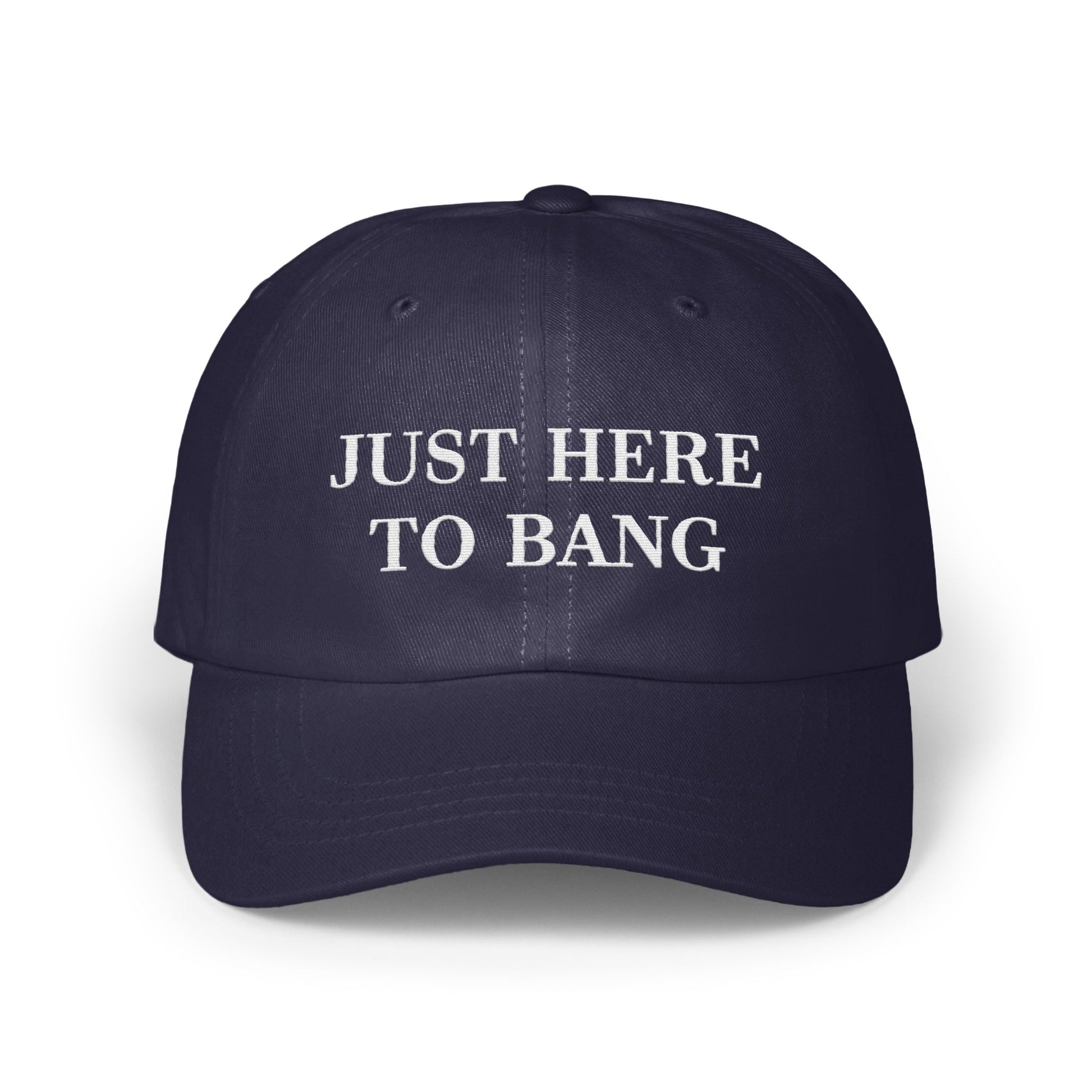 Just Here To Bang Statement Cap Fun Hat product type