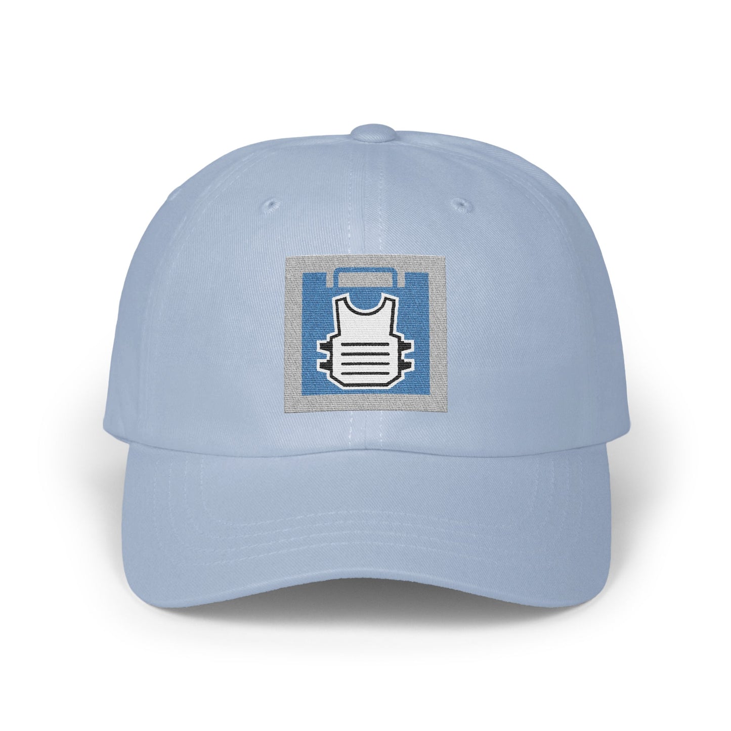 Stylish Blue Cap with Unique Graphic Design product