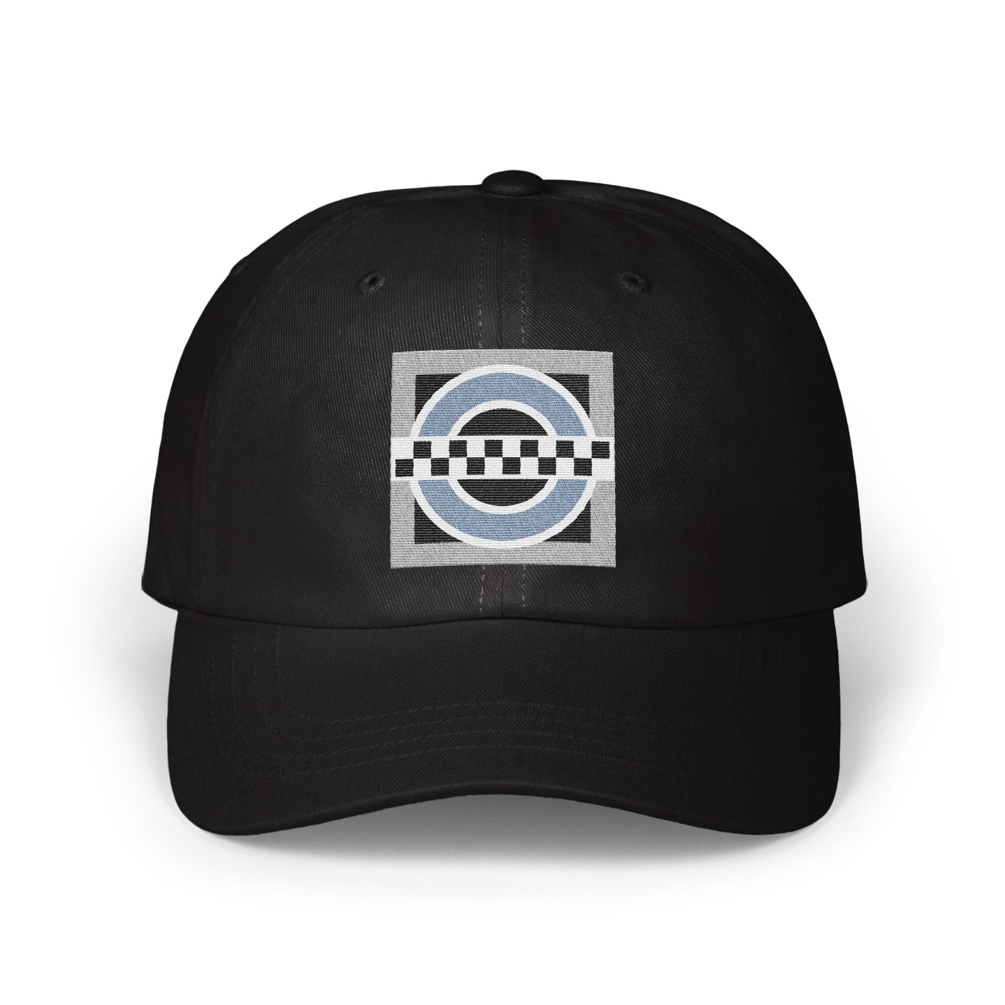 Unique Black Cap with Stylish Geometric Pattern product