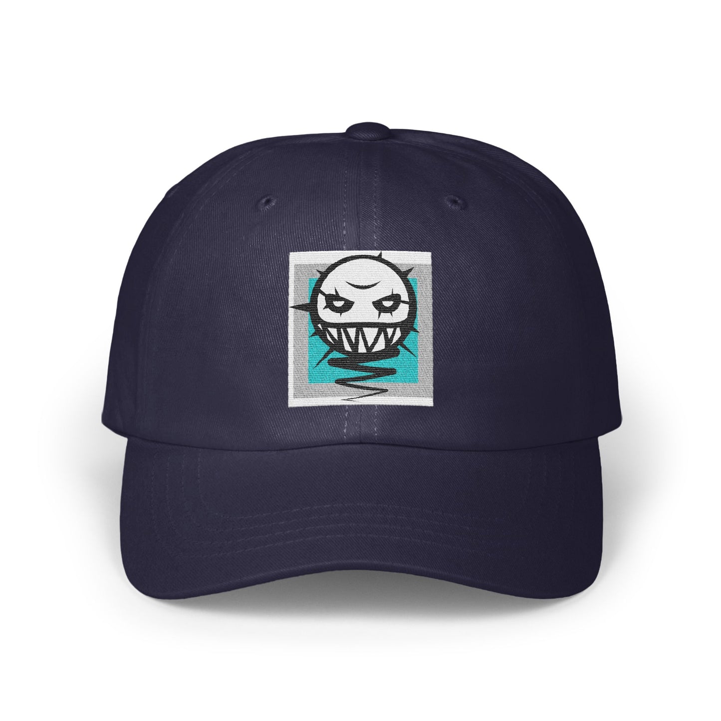 Trendy Dark Blue Cap with Cool Graphic Design product