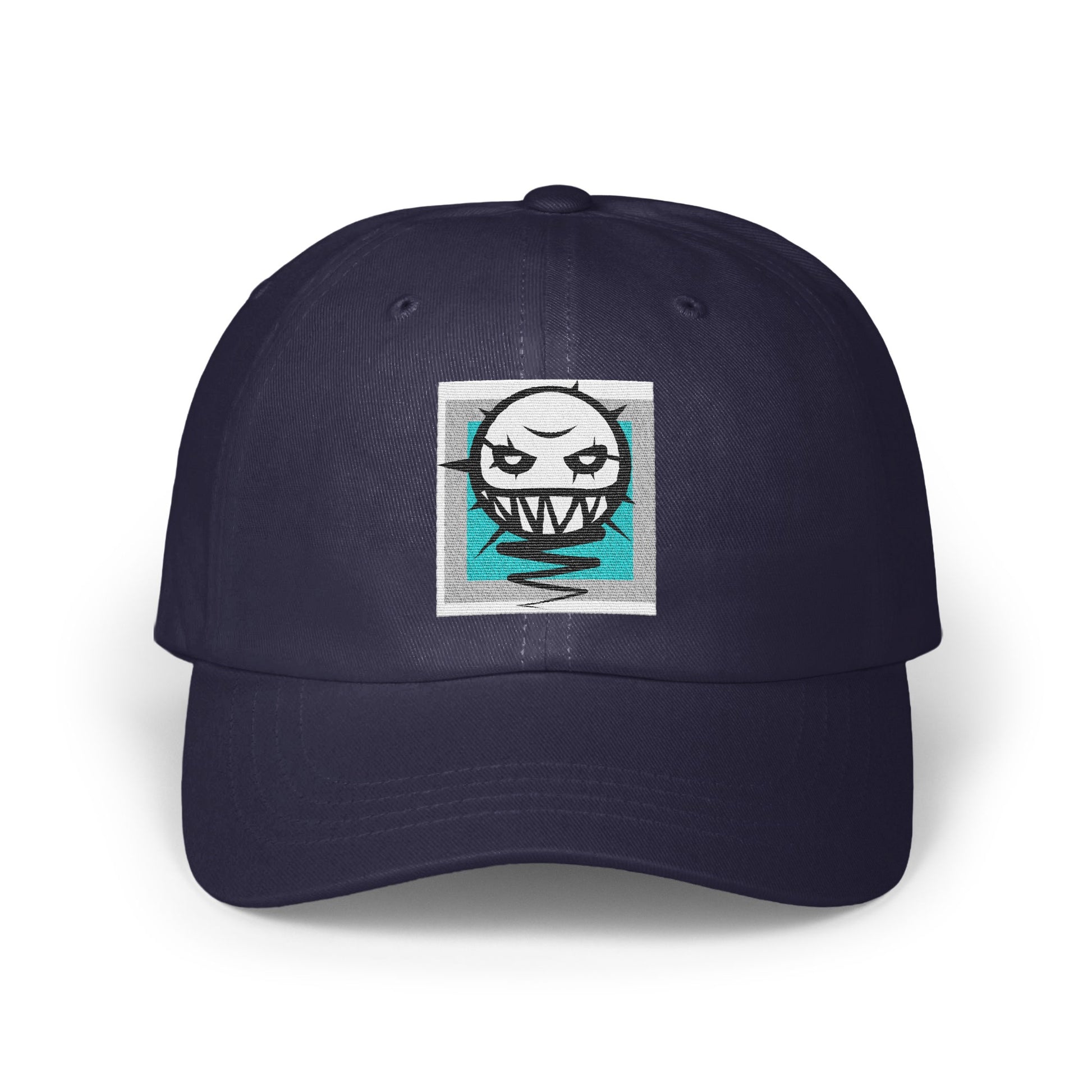 Trendy Dark Blue Cap with Cool Graphic Design product