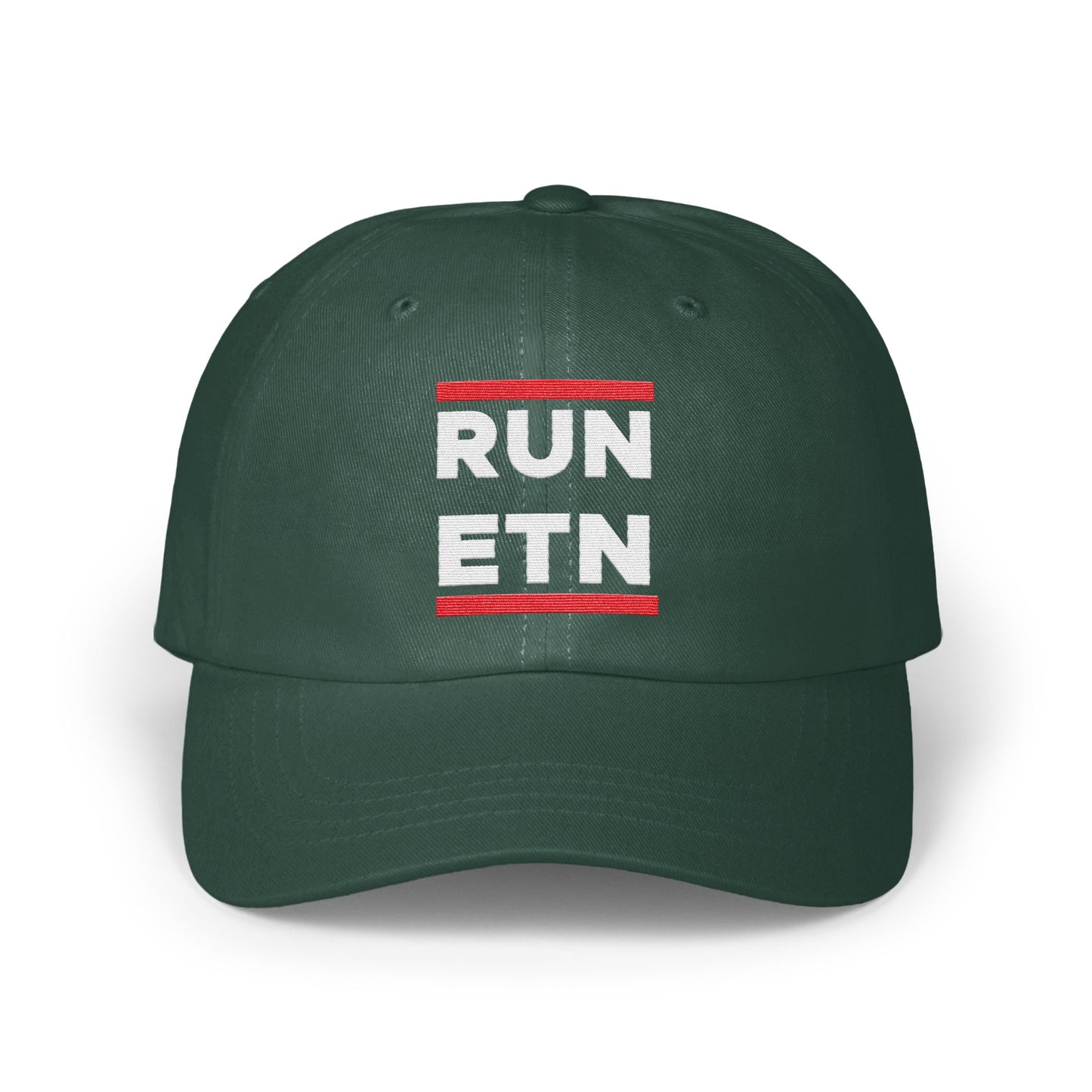 Stylish Run ETN Embroidered Green Hat product