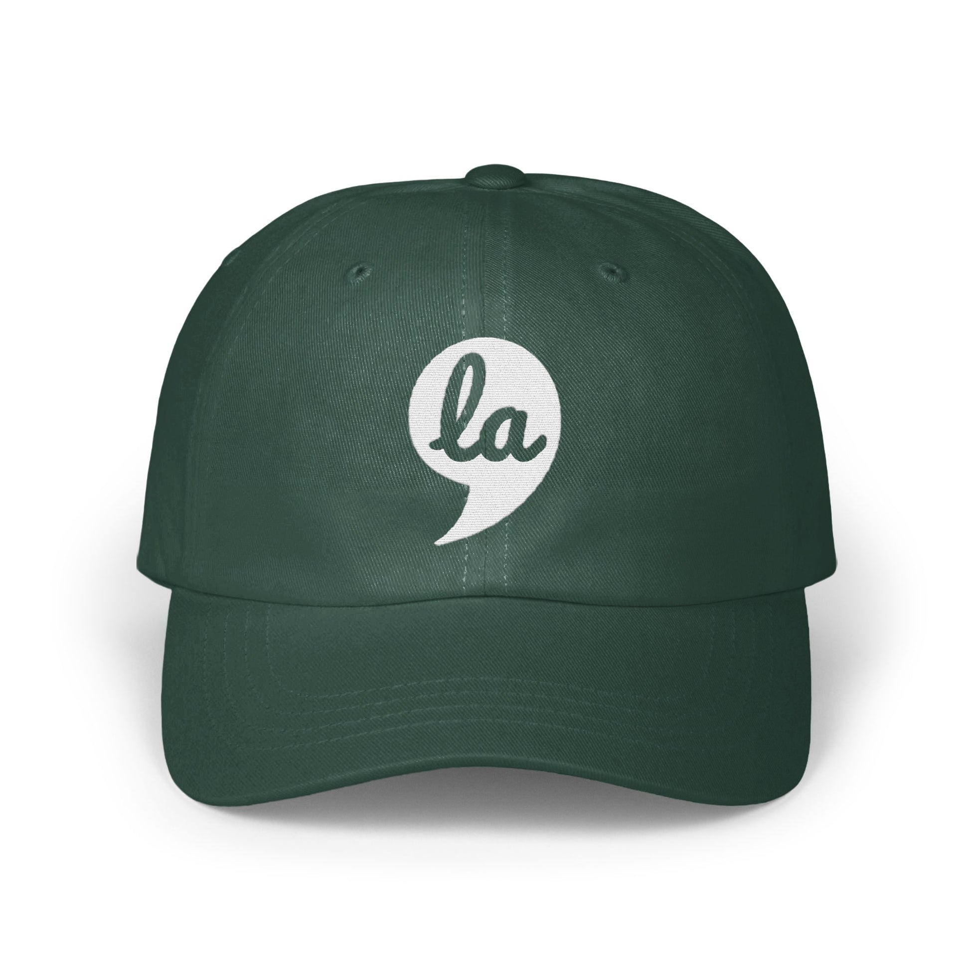 Stylish Green Cap with LA Logo Design sport product