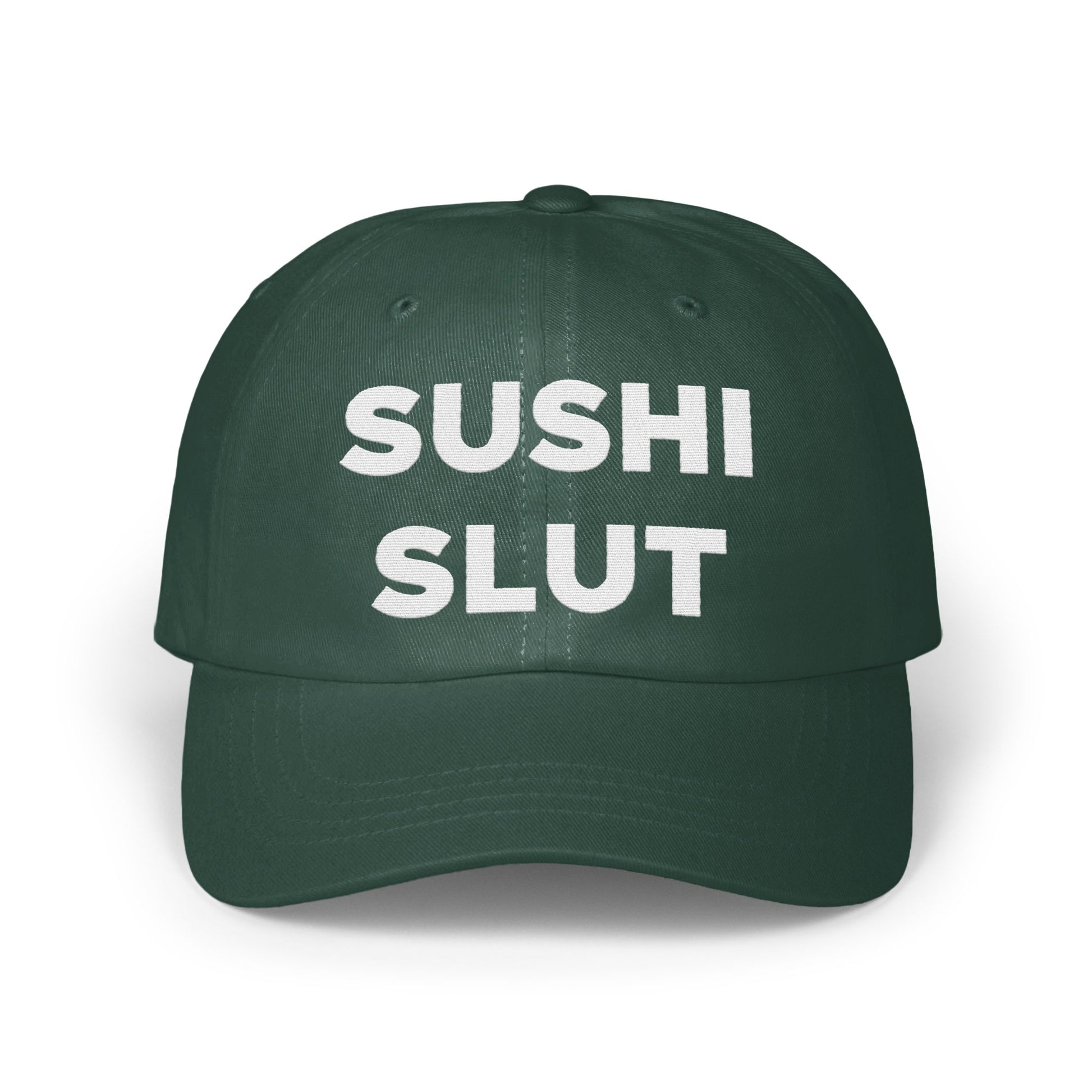 Funny Green Sushi Slut Statement Dad Hat product