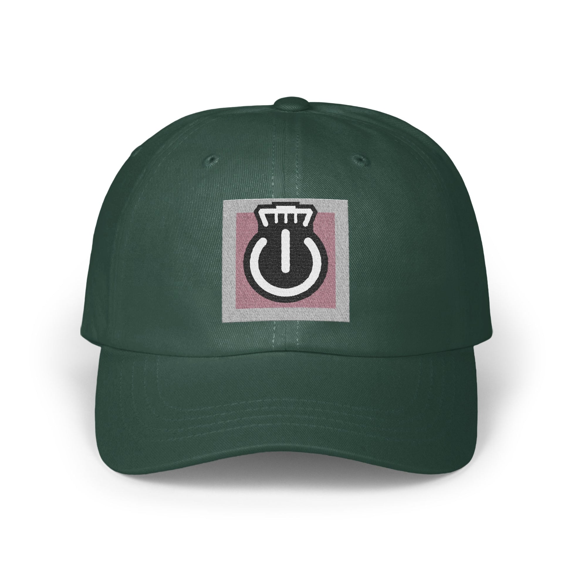 Stylish Green Hat with Unique Embroidered Design product