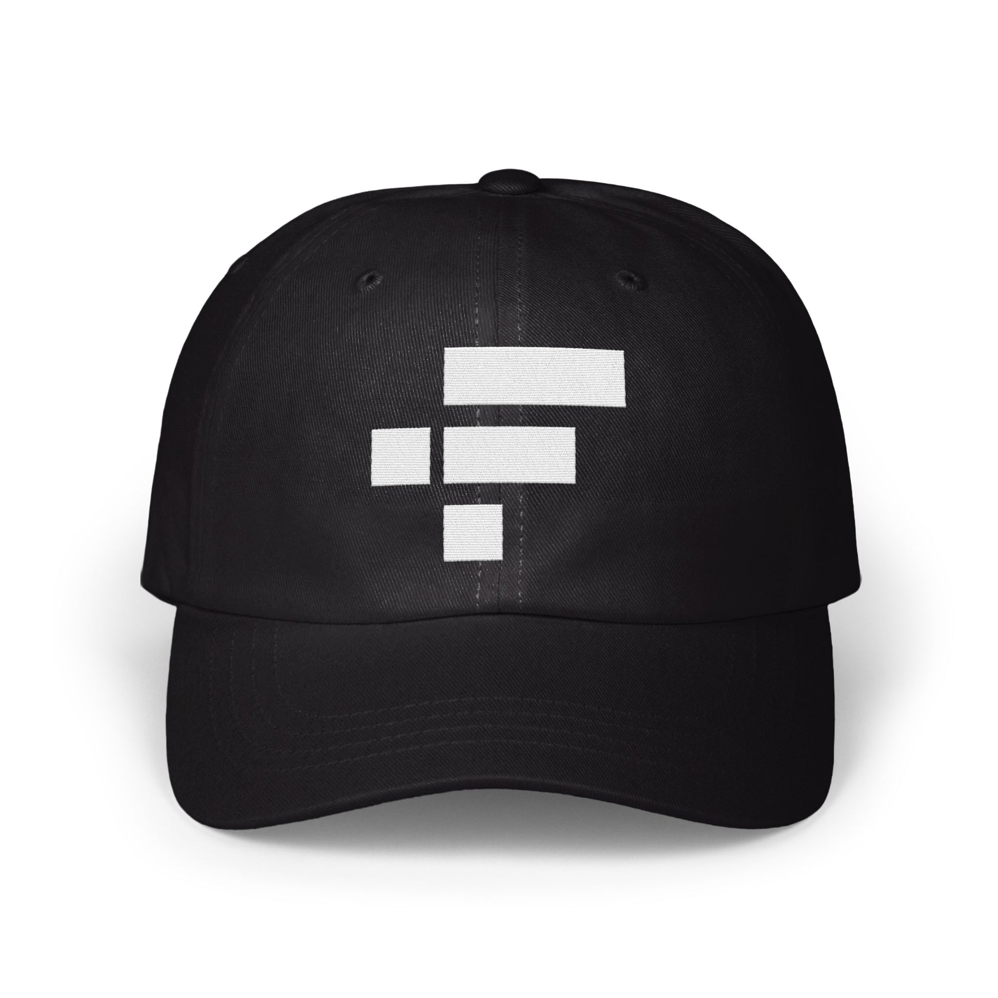 Black Baseball Cap with Geometric Design product