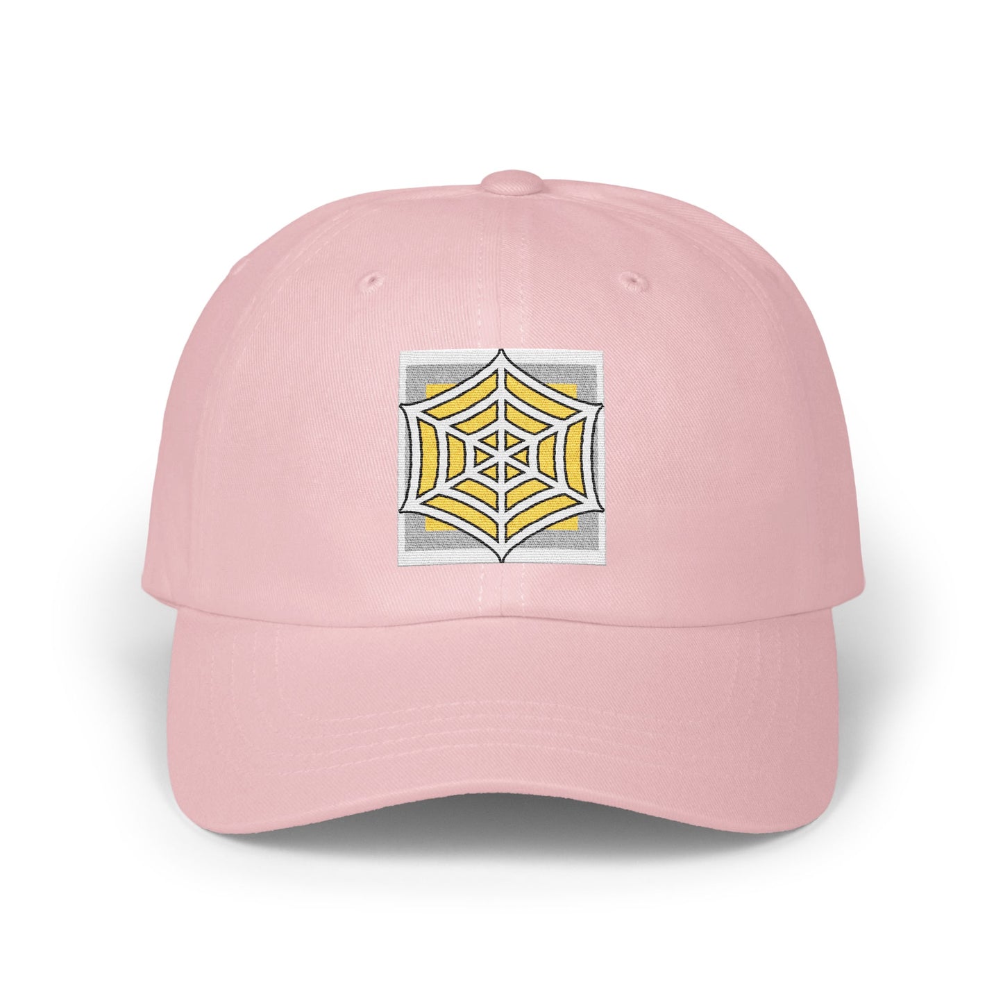 Stylish Pink Hat with Geometric Pattern Design product type