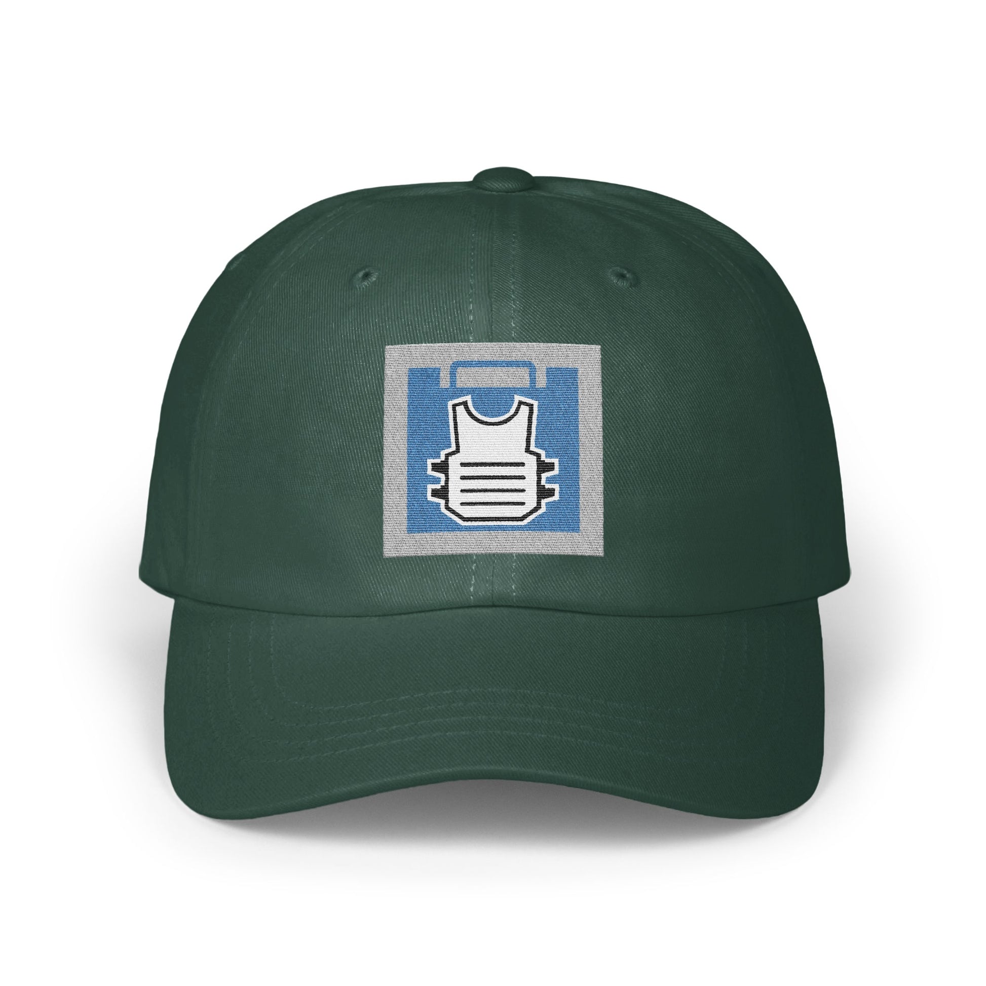 Stylish Dark Green Cap with Unique Logo Design product