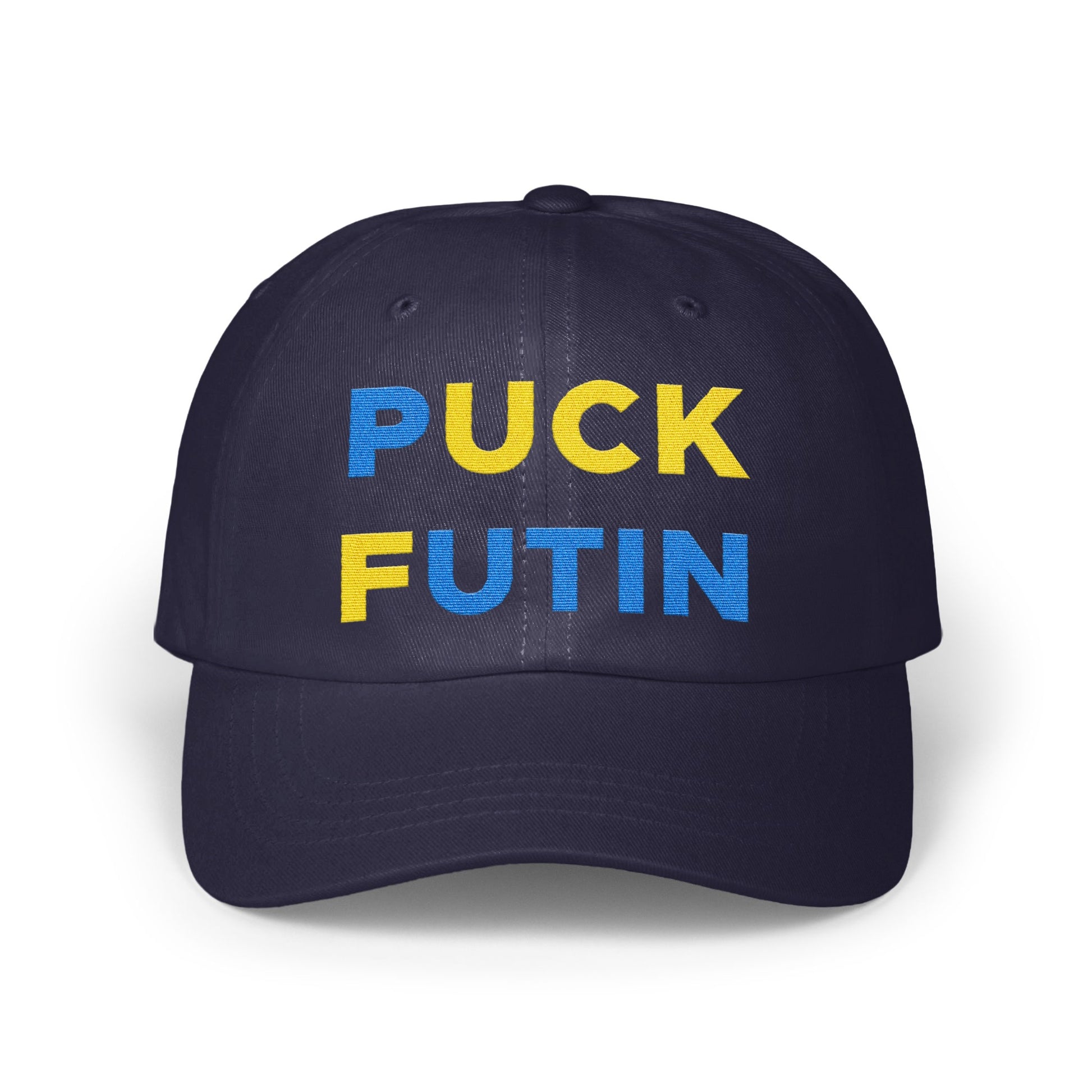 Puck Futin Hat with Bold Text Design Cap Product