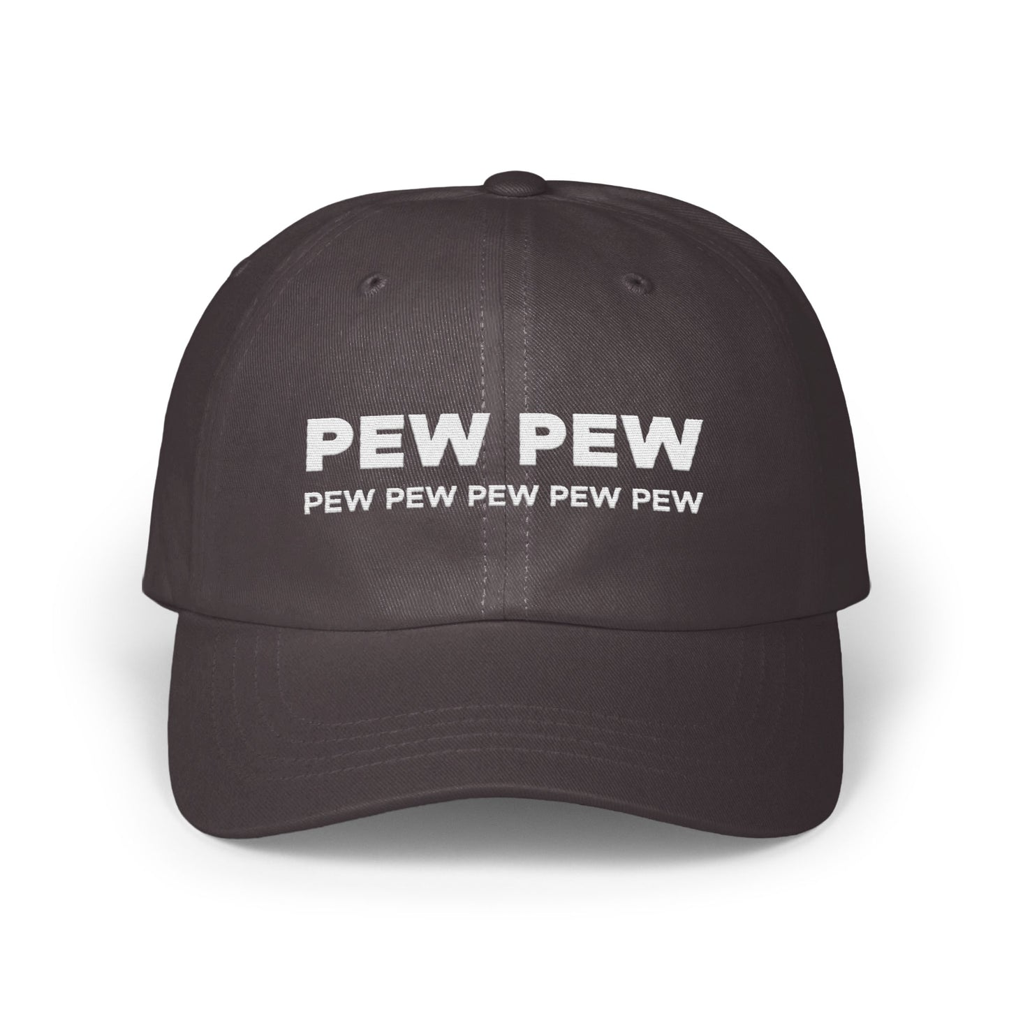Pew Pew Funny Slogan Embroidered Cap Hat product