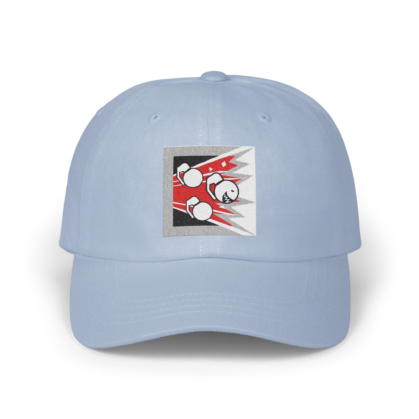 Stylish Light Blue Cap with Unique Design product type