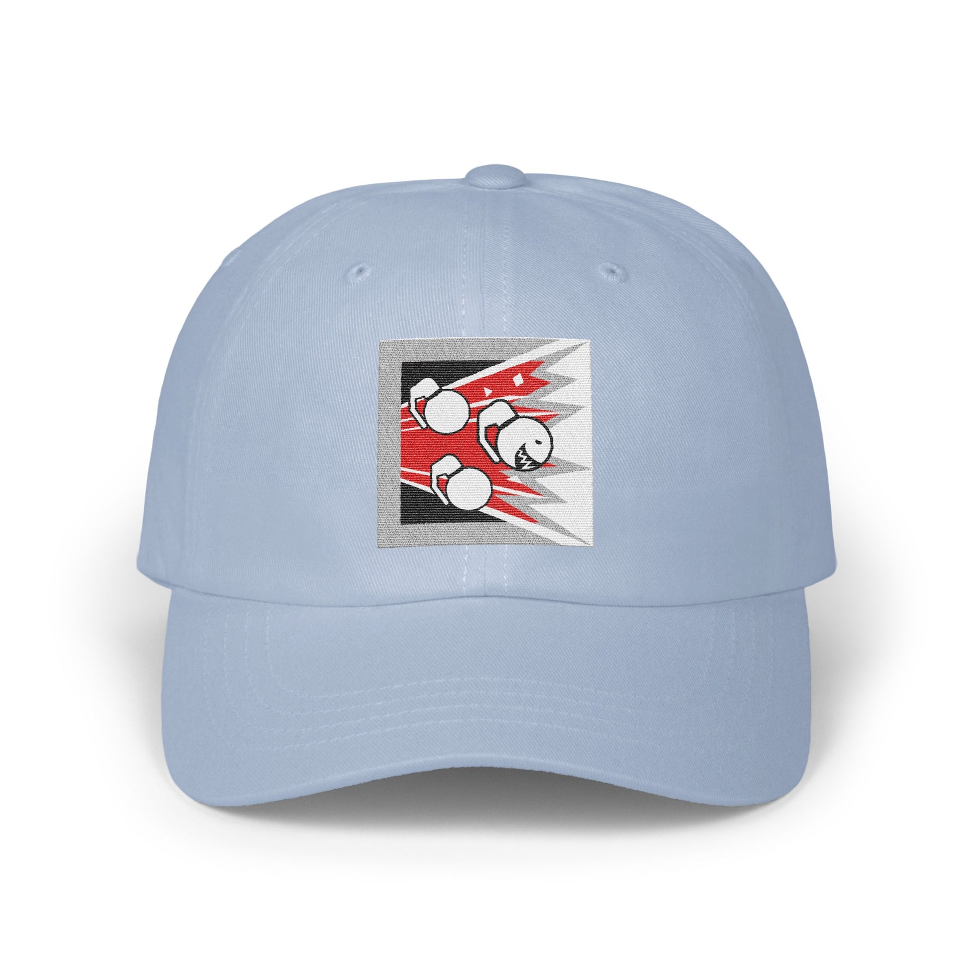 Stylish Light Blue Cap with Unique Design product type