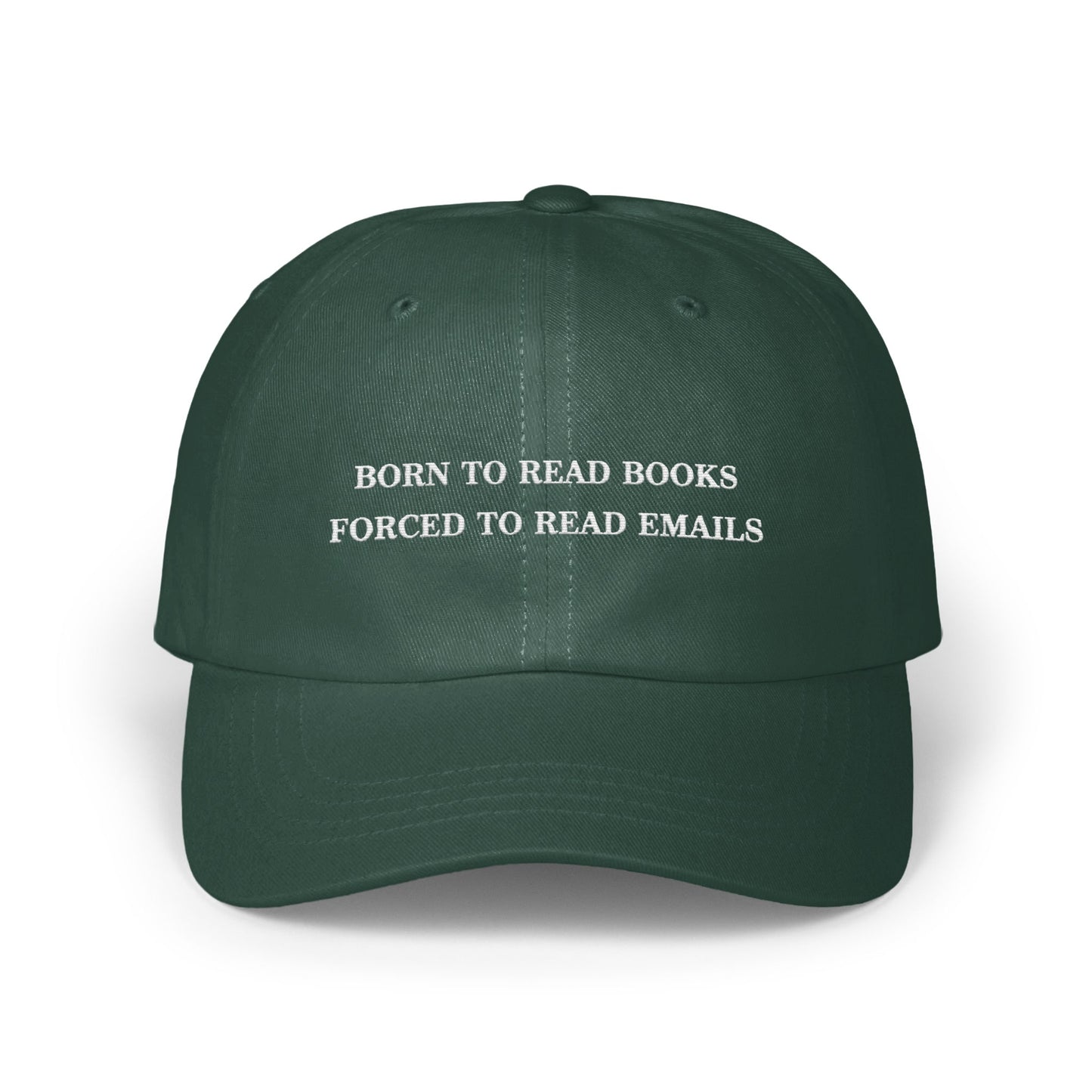 Born to Read Books Forced to Read Emails Hat product