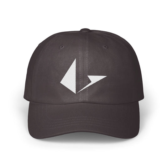 Stylish Charcoal Baseball Cap with Unique Logo Design product type