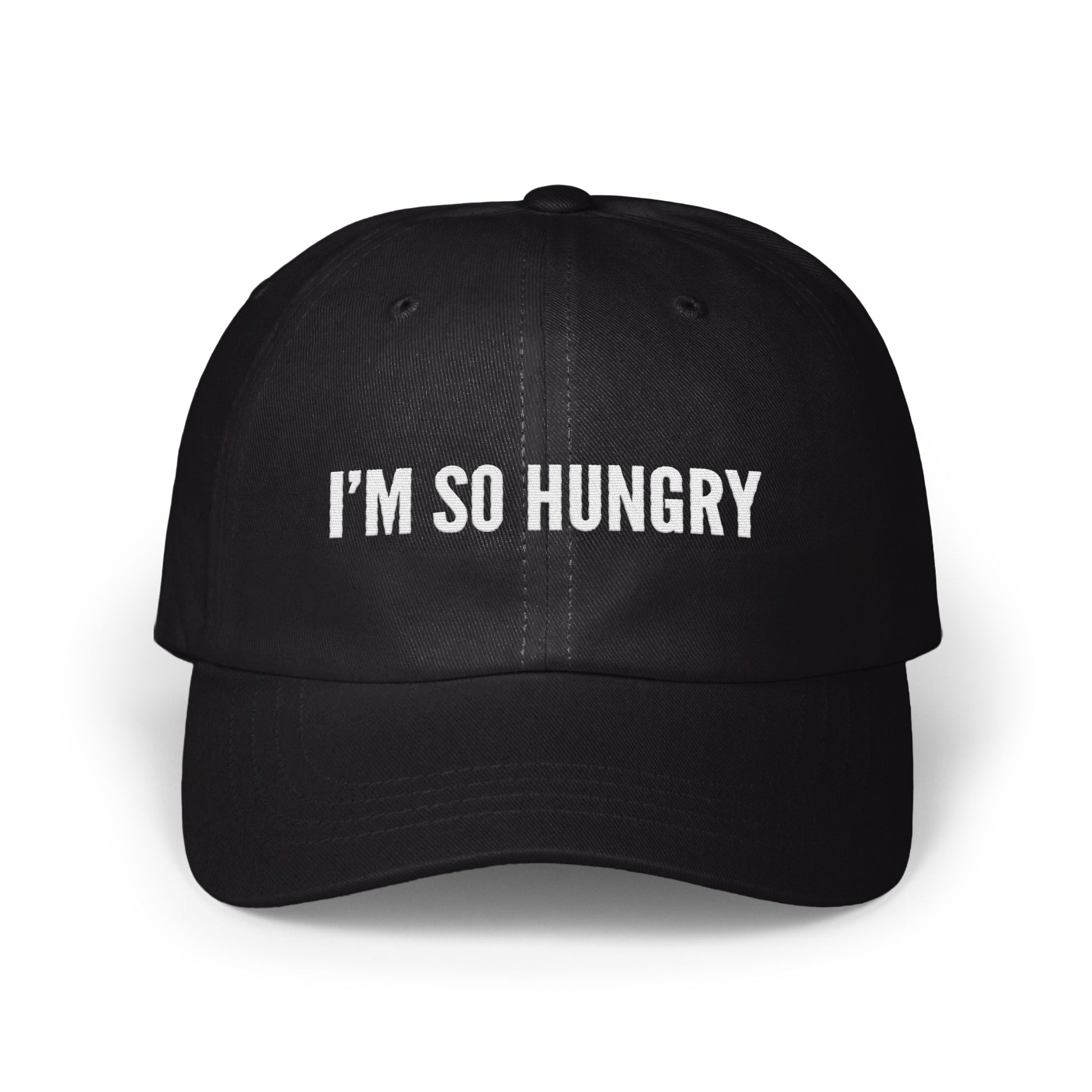I'M SO HUNGRY Black Adjustable Baseball Cap product