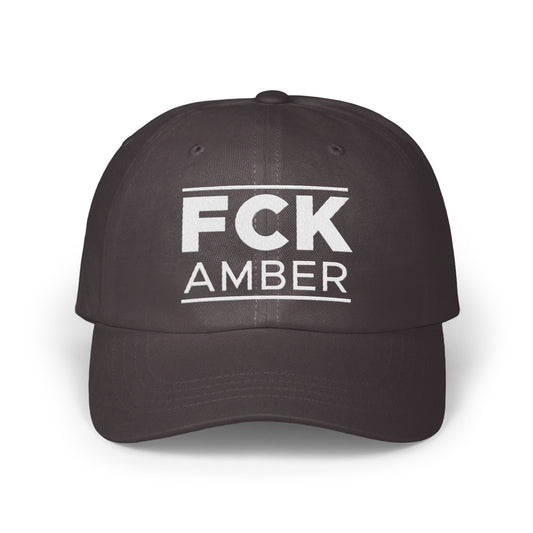 FCK AMBER Bold Statement Black Cap product