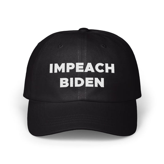 Impeach Biden statement design baseball cap product