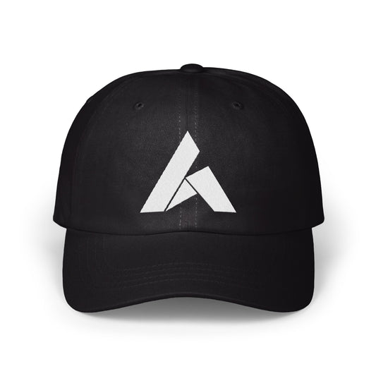 Black Adjustable Cap with White Logo product