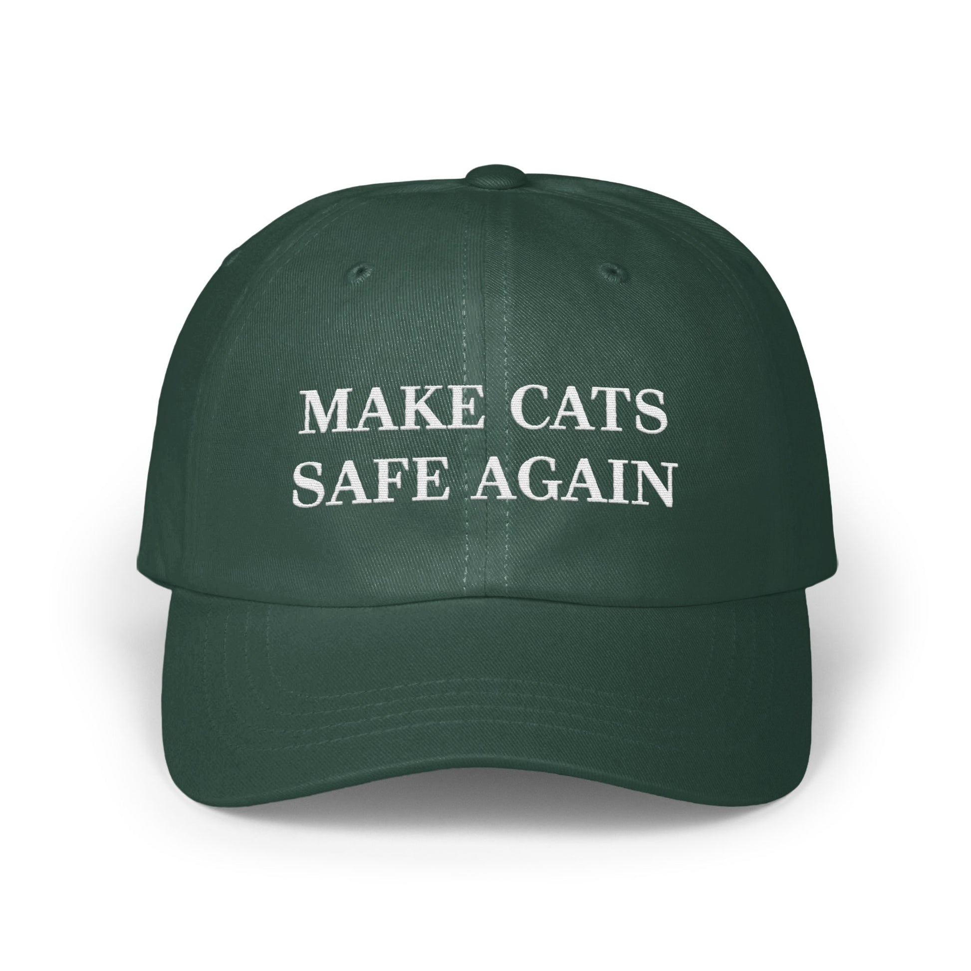 Make Cats Safe Again Green Baseball Cap product