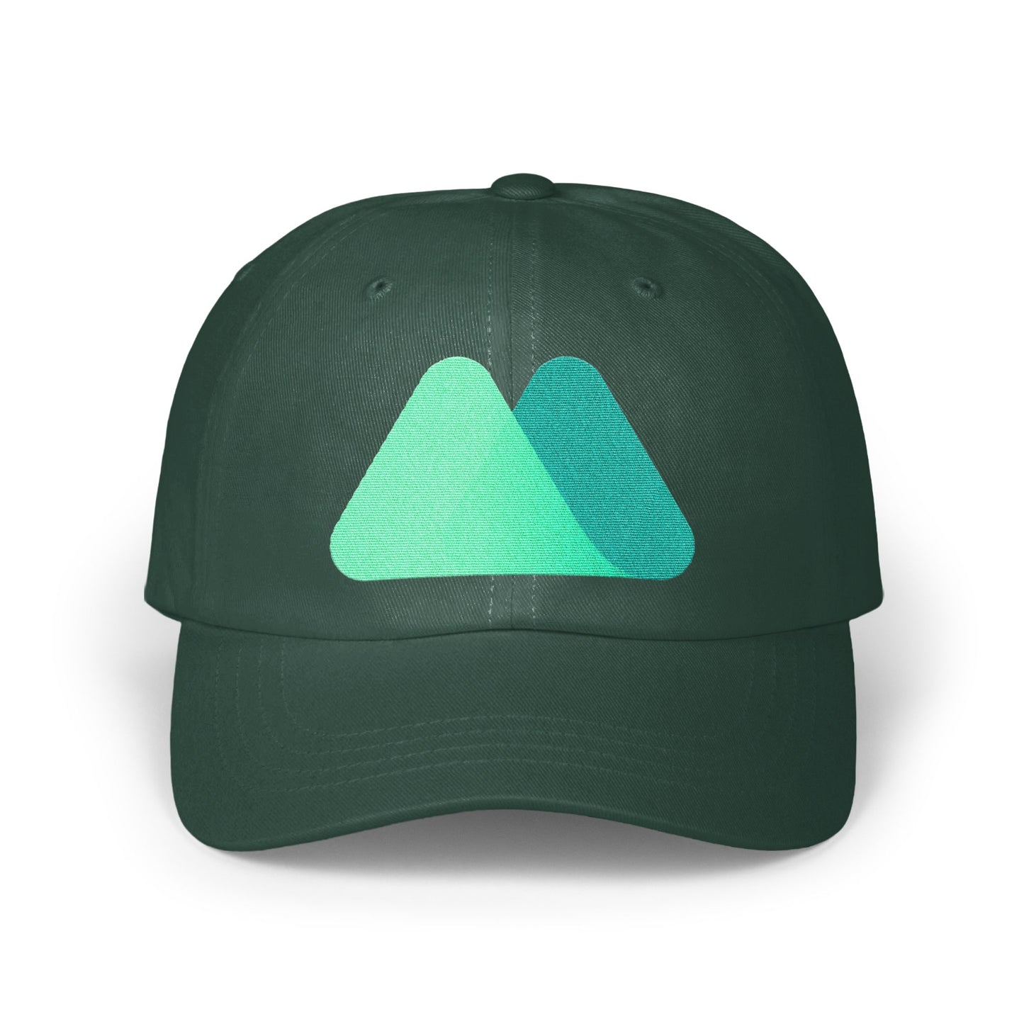 Mountain Logo Embroidered Dark Green Baseball Cap product