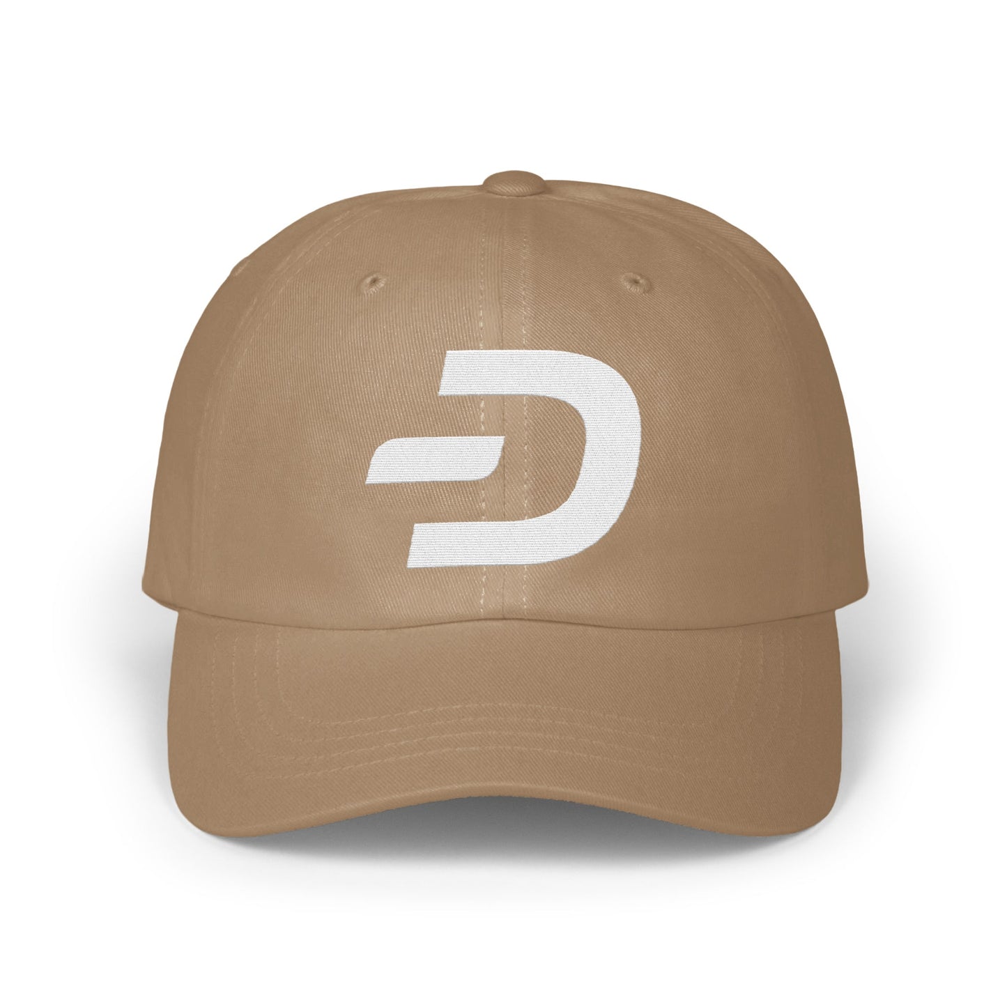 Dash Cryptocurrency Logo Brown Baseball Cap product