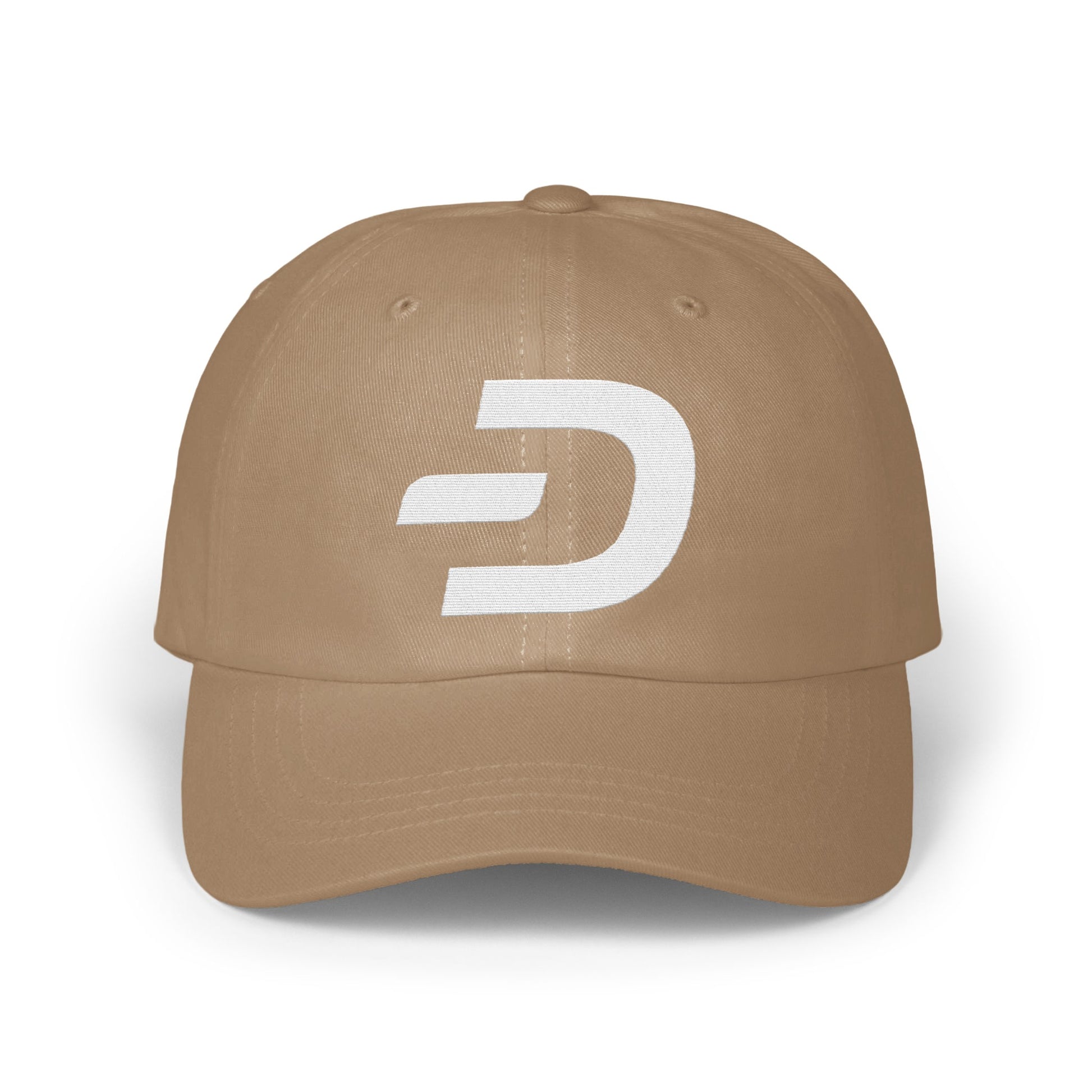 Dash Cryptocurrency Logo Brown Baseball Cap product