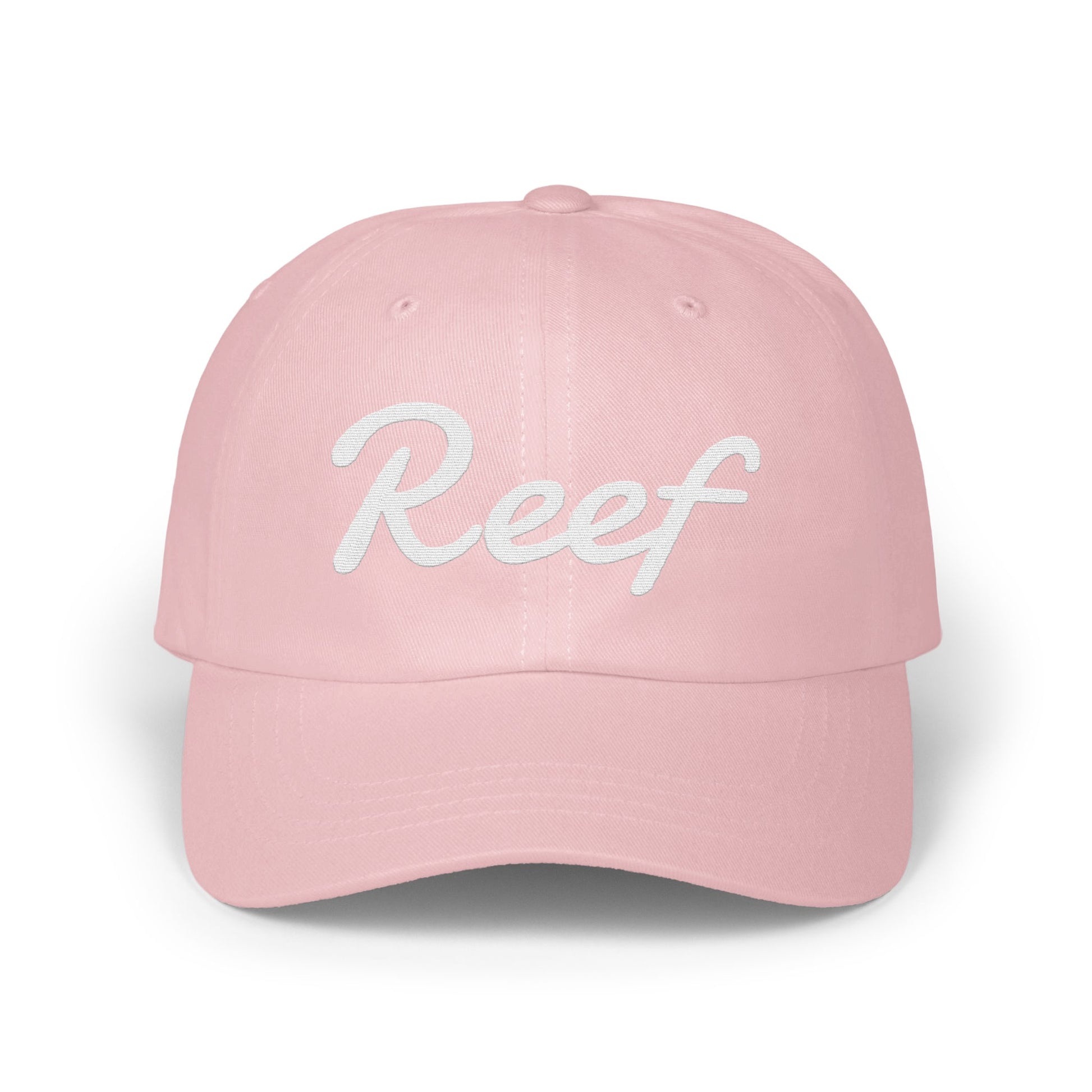 Reef Logo Embroidered Pink Adjustable Baseball Cap Product