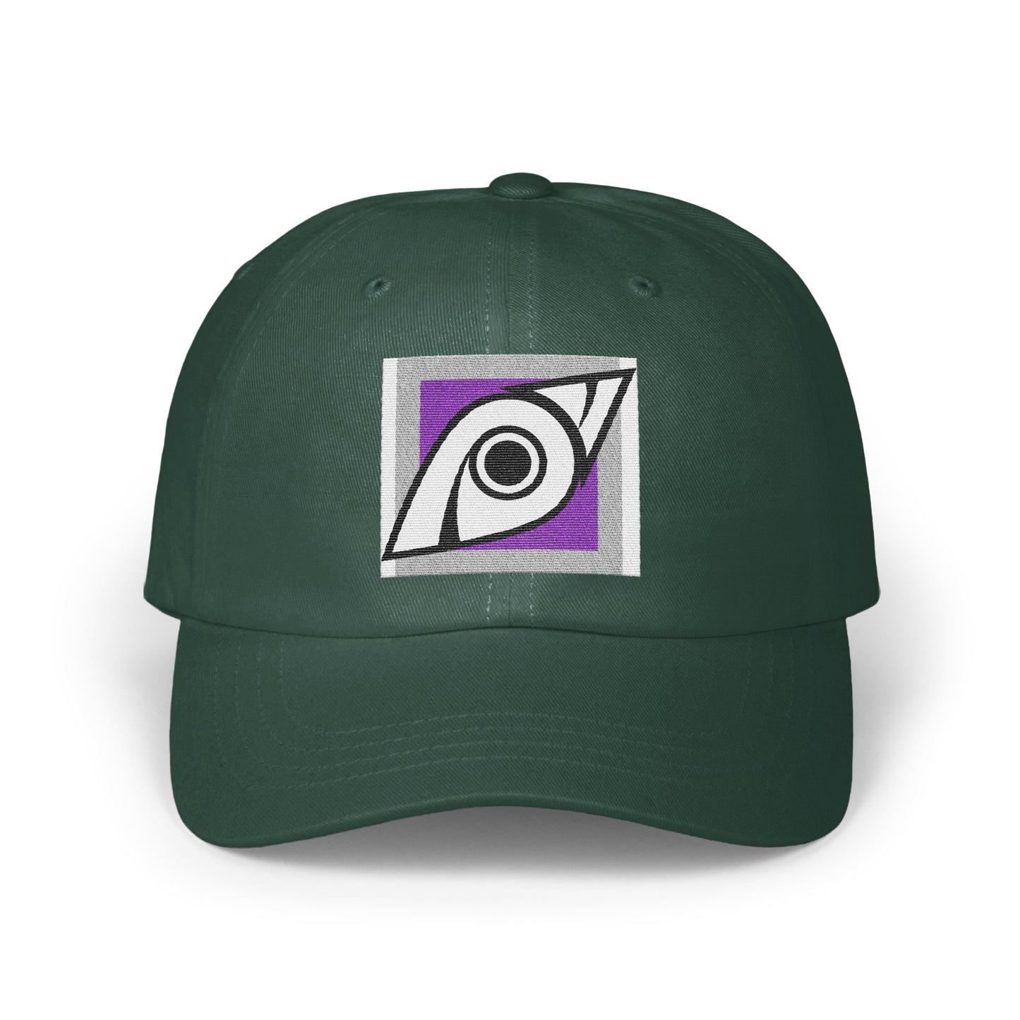 Stylish Green Cap with Abstract Eye Design product