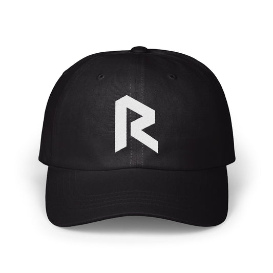 Stylish Black Cap with White Logo design product type