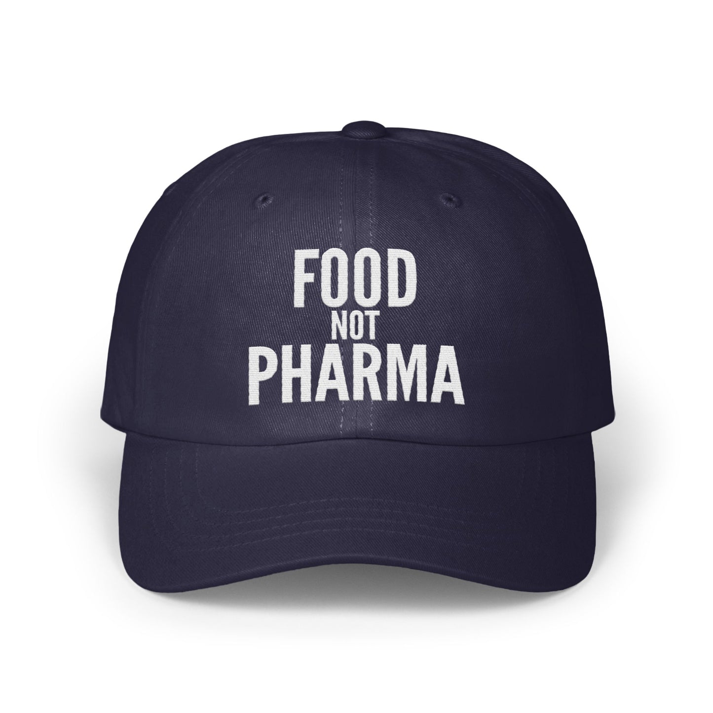 Food Not Pharma Statement Baseball Cap product