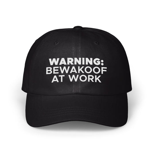 Warning Bewakoof at Work Baseball Cap product