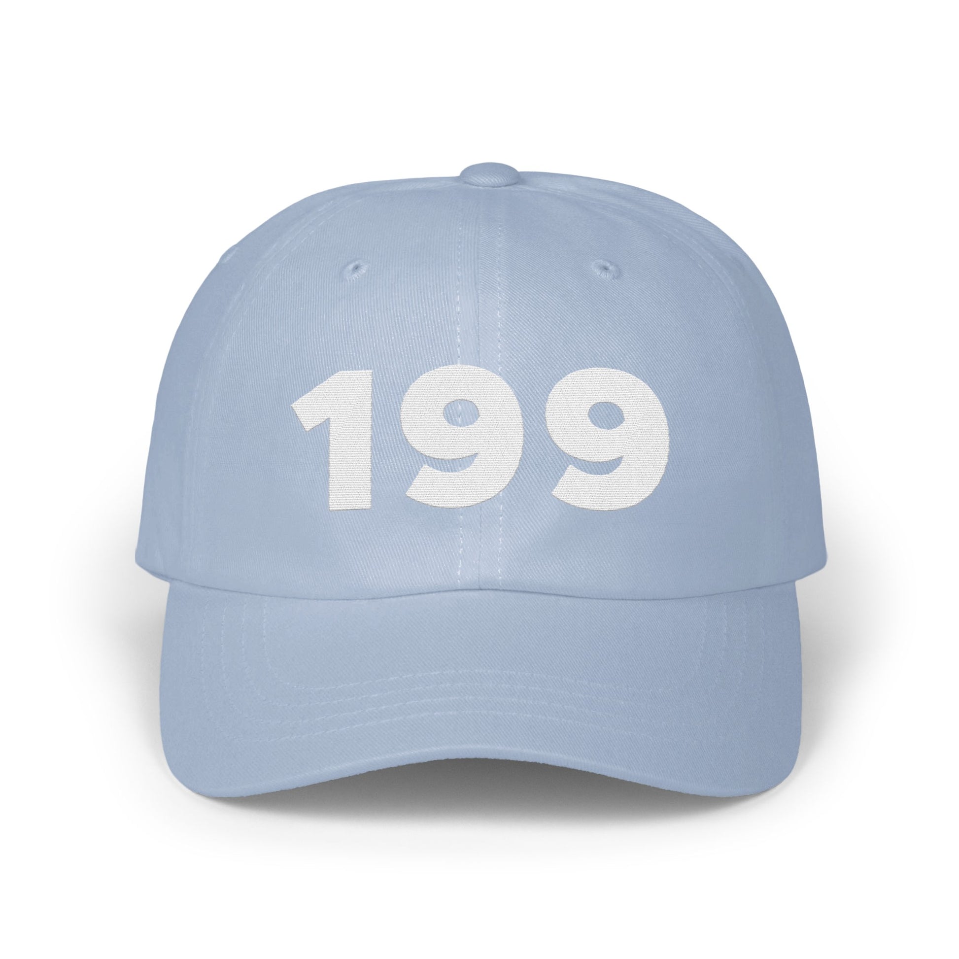 Light Blue Baseball Cap with 199 Design product