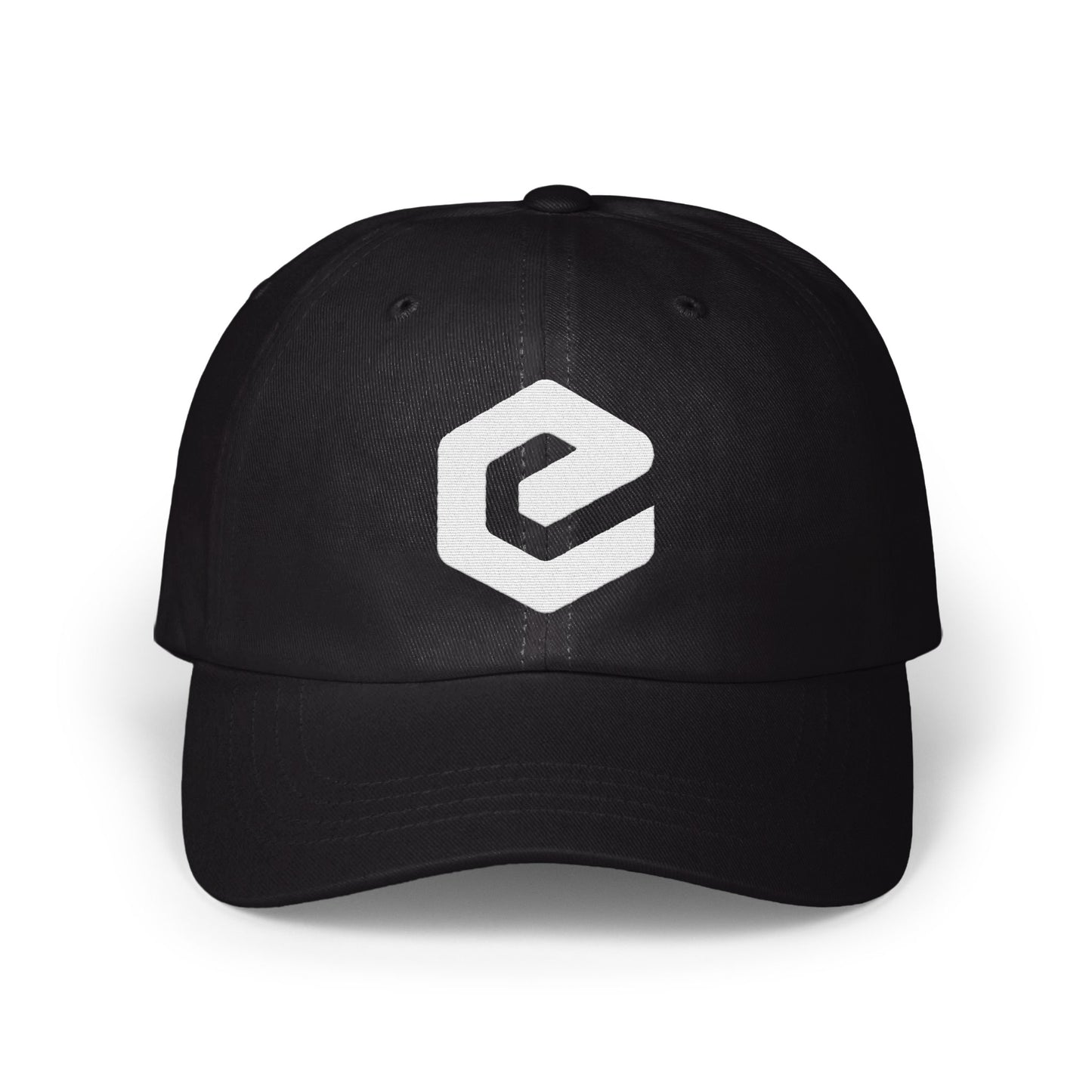 Modern Black Cap with Stylish Logo Baseball Hat product type