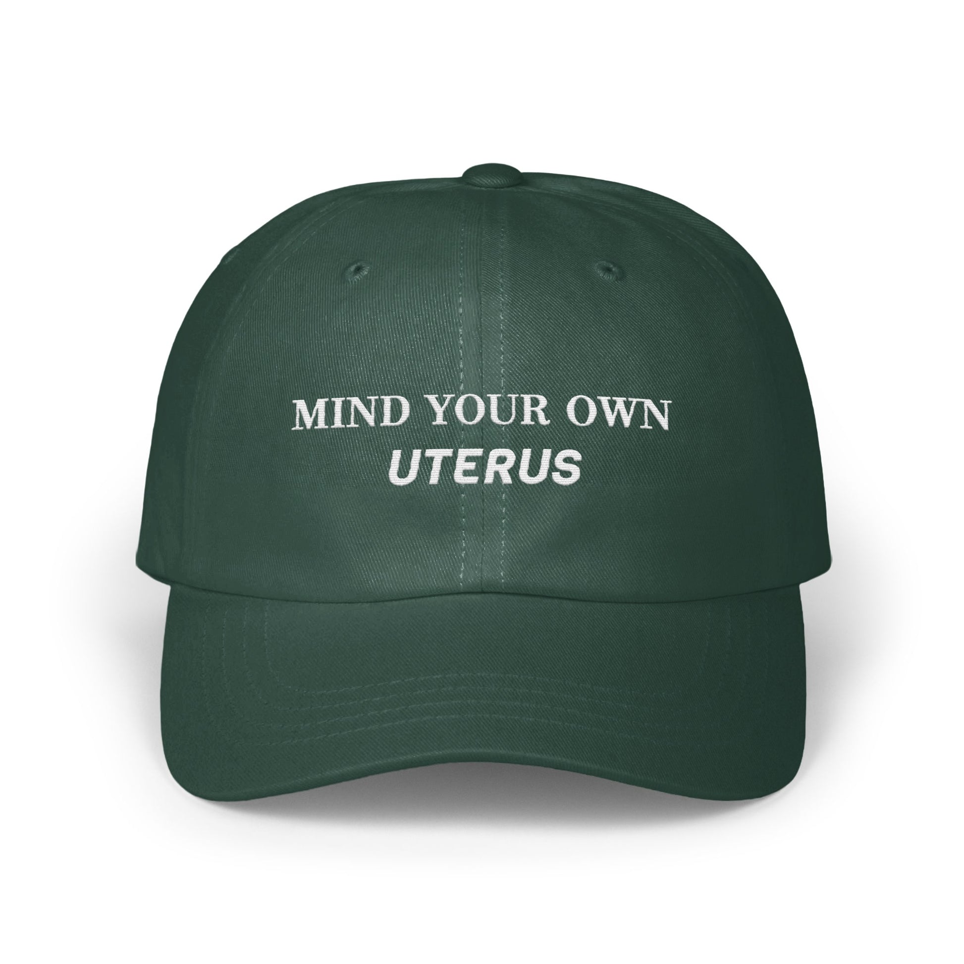 Mind Your Own Uterus Statement Hat product