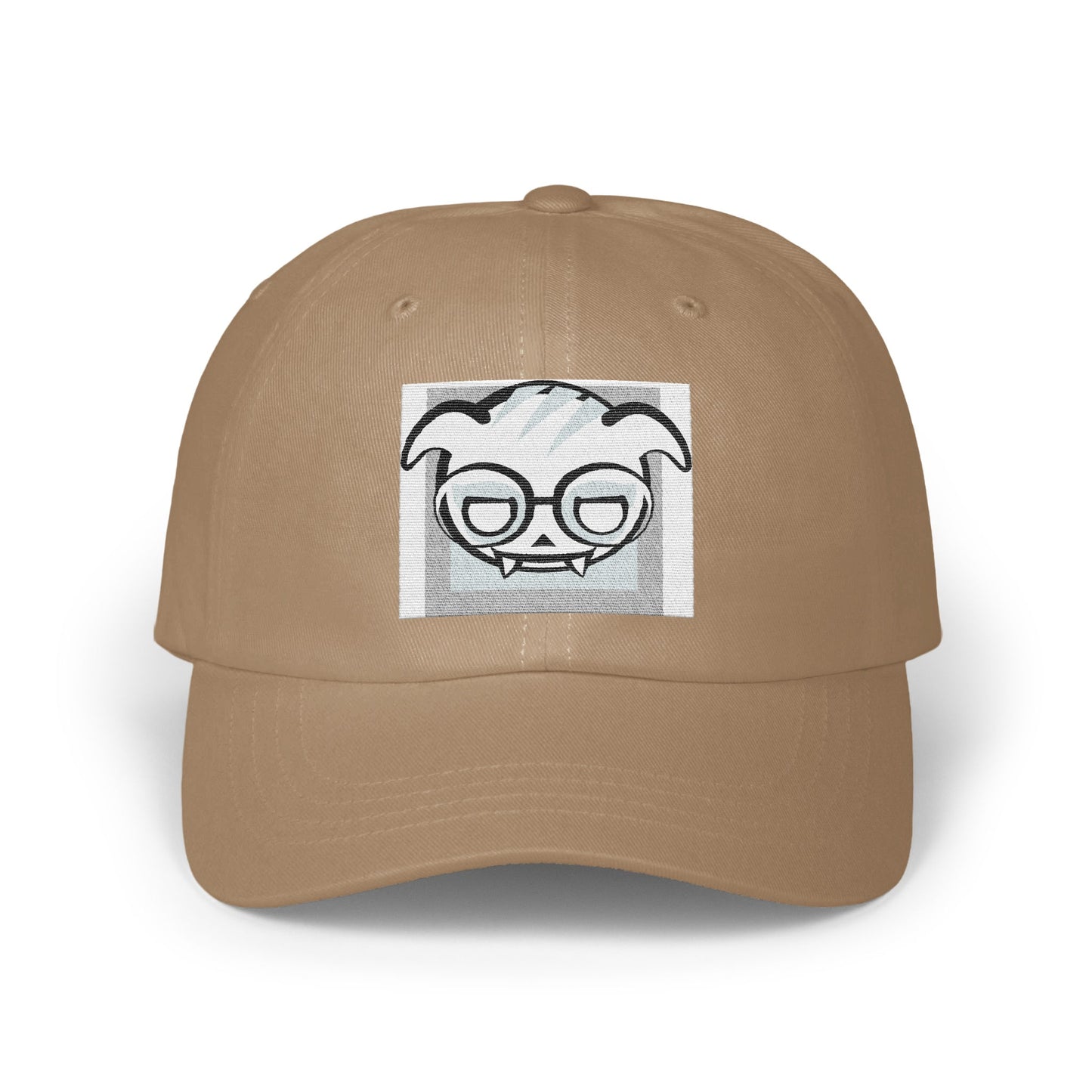 Tan Baseball Cap with Stylish Monster Design product