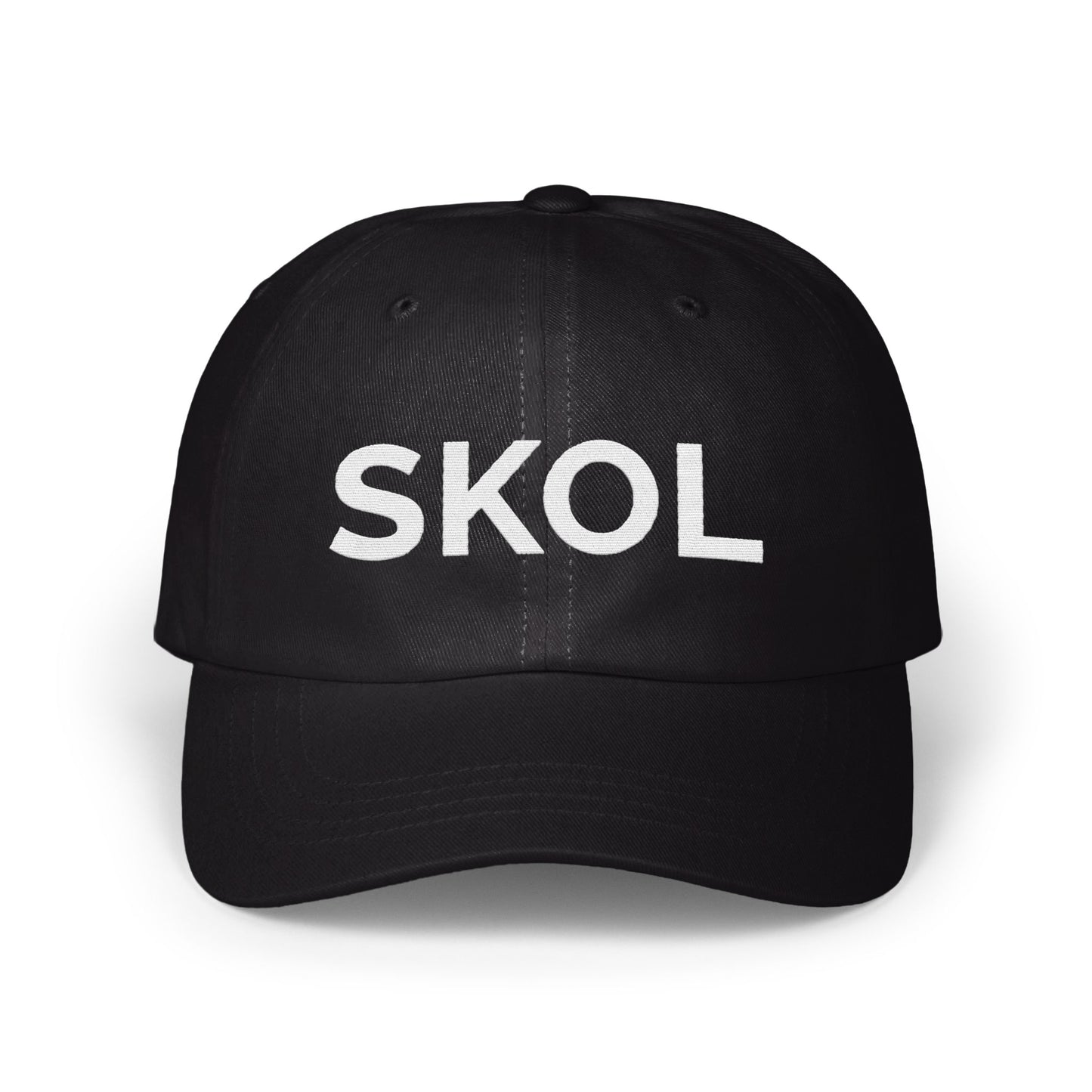 SKOL Embroidered Black Adjustable Hat product
