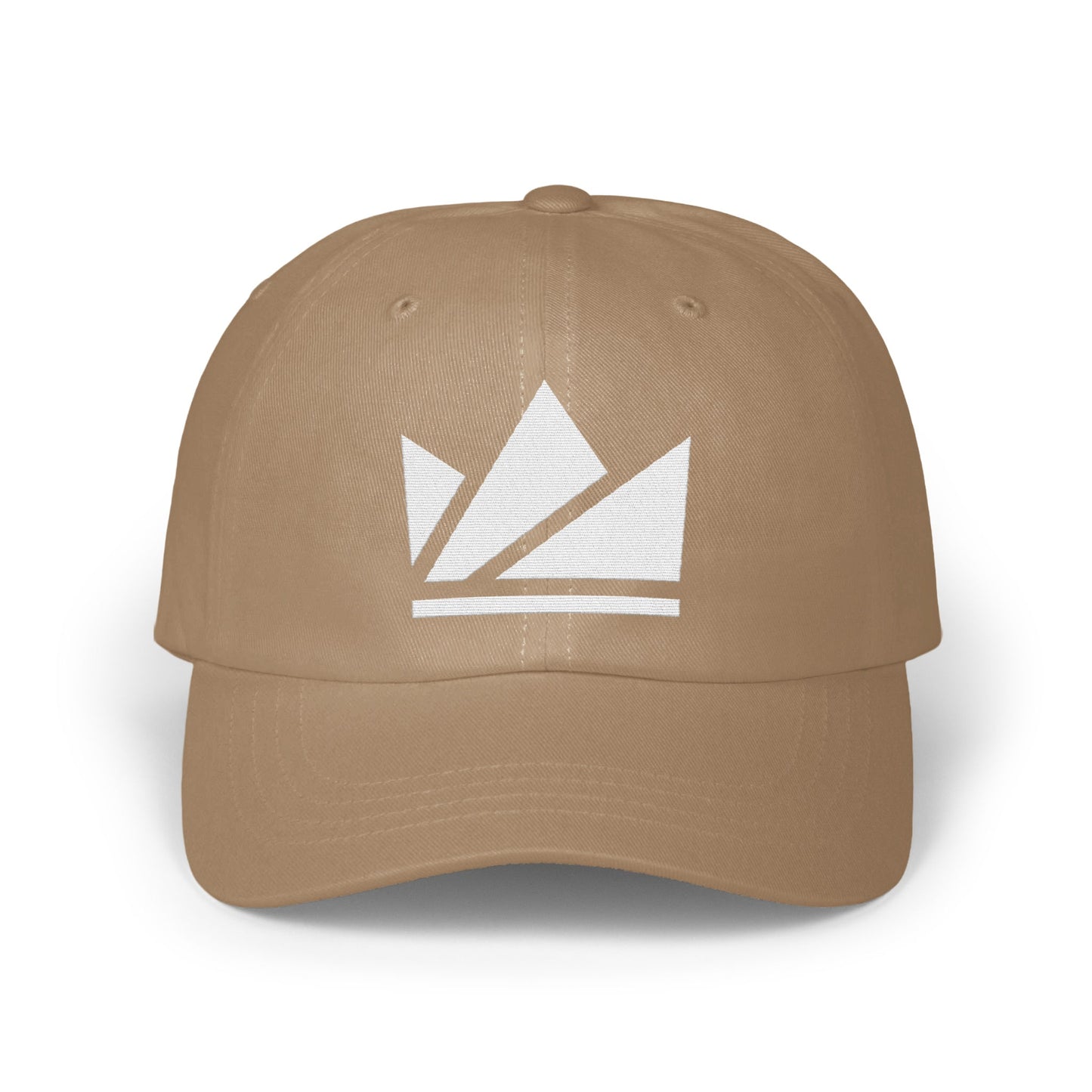 Stylish Beige Hat with Modern White Logo Cap product type