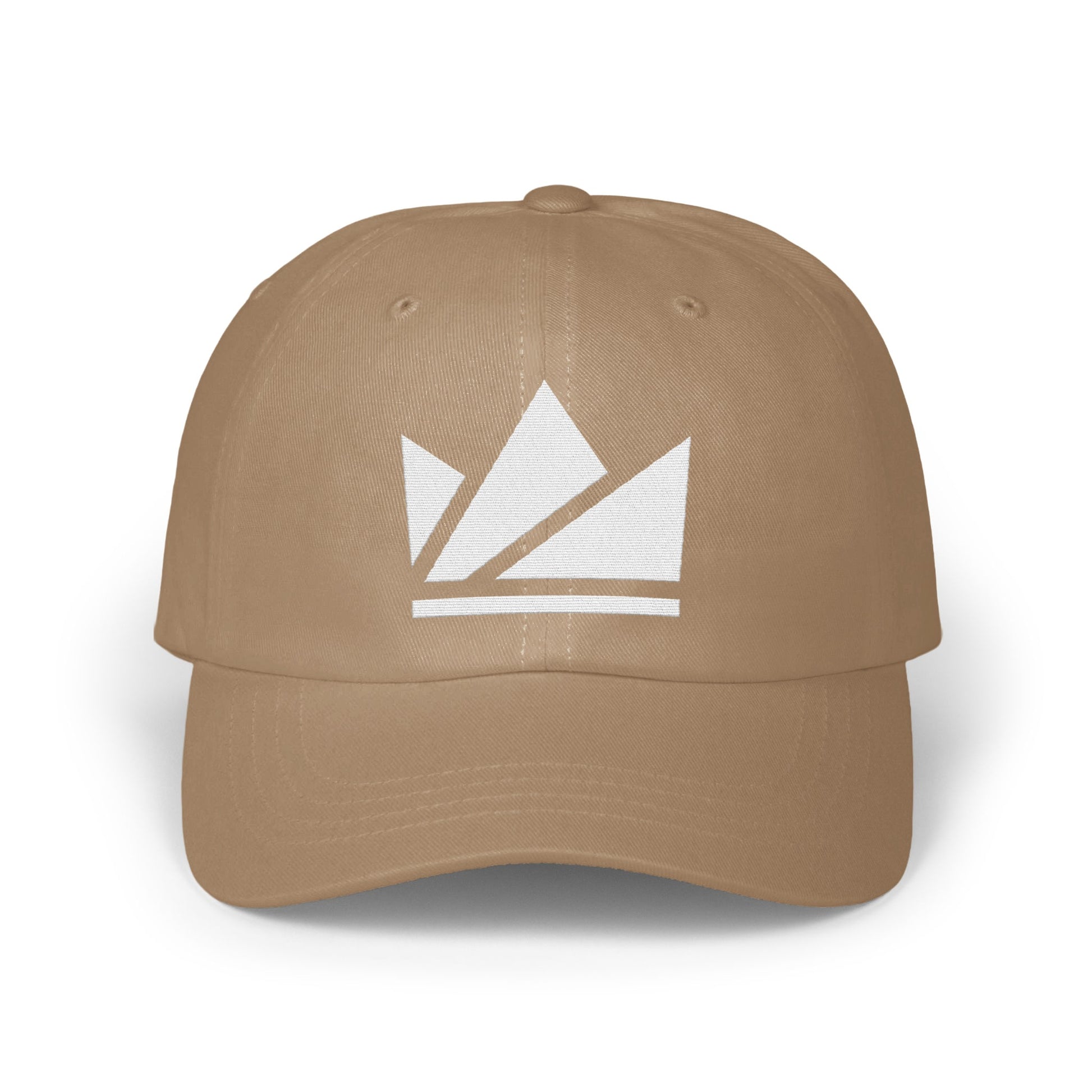 Stylish Beige Hat with Modern White Logo Cap product type