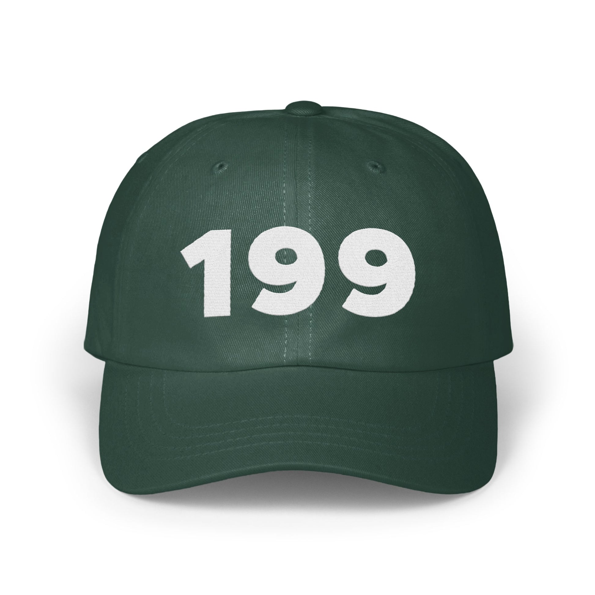 Dark Green Adjustable Cap With 199 Print Headwear Product