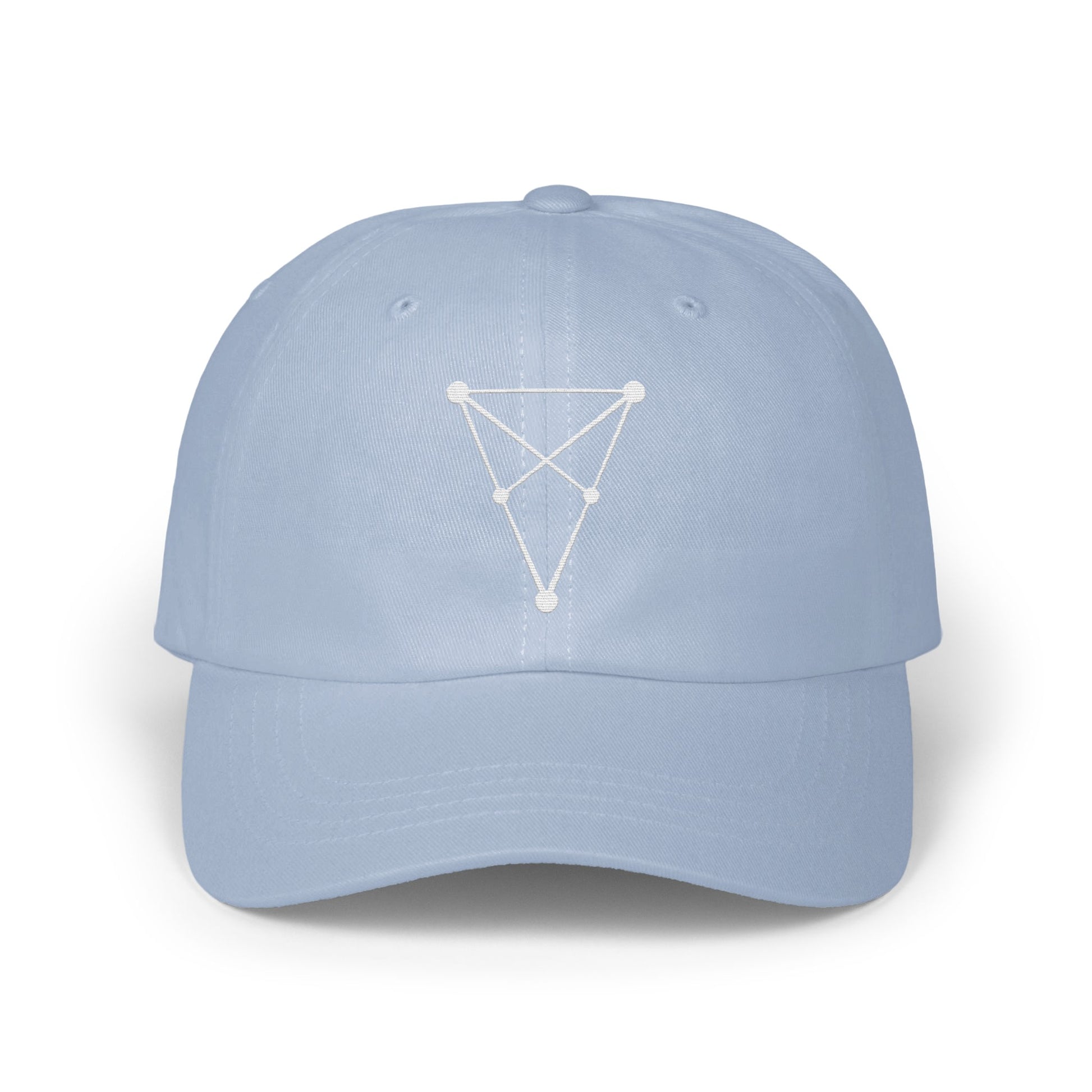 Unique Geometric Design Light Blue Cap product