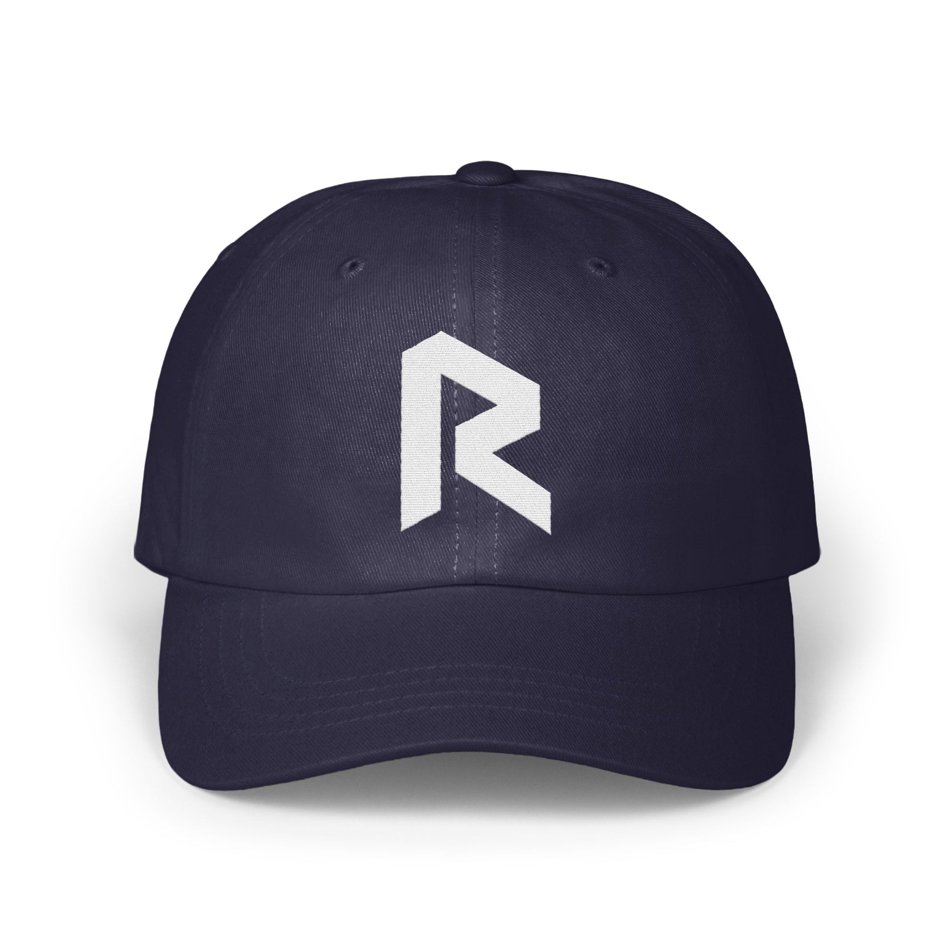 Modern Navy Blue Cap with Stylish White Logo product