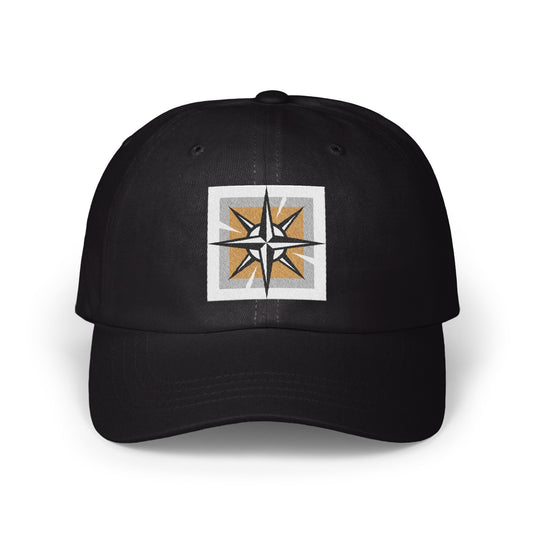 Stylish Black Cap with Star Design Hat product