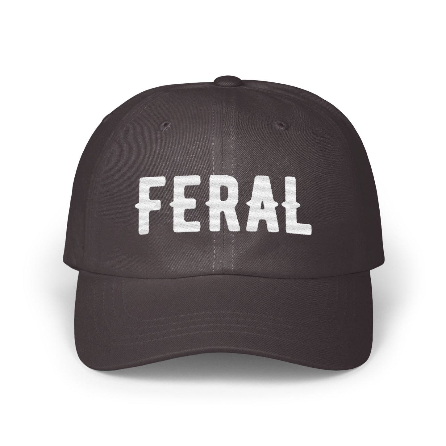 FERAL Text Graphic Dark Color Baseball Cap product