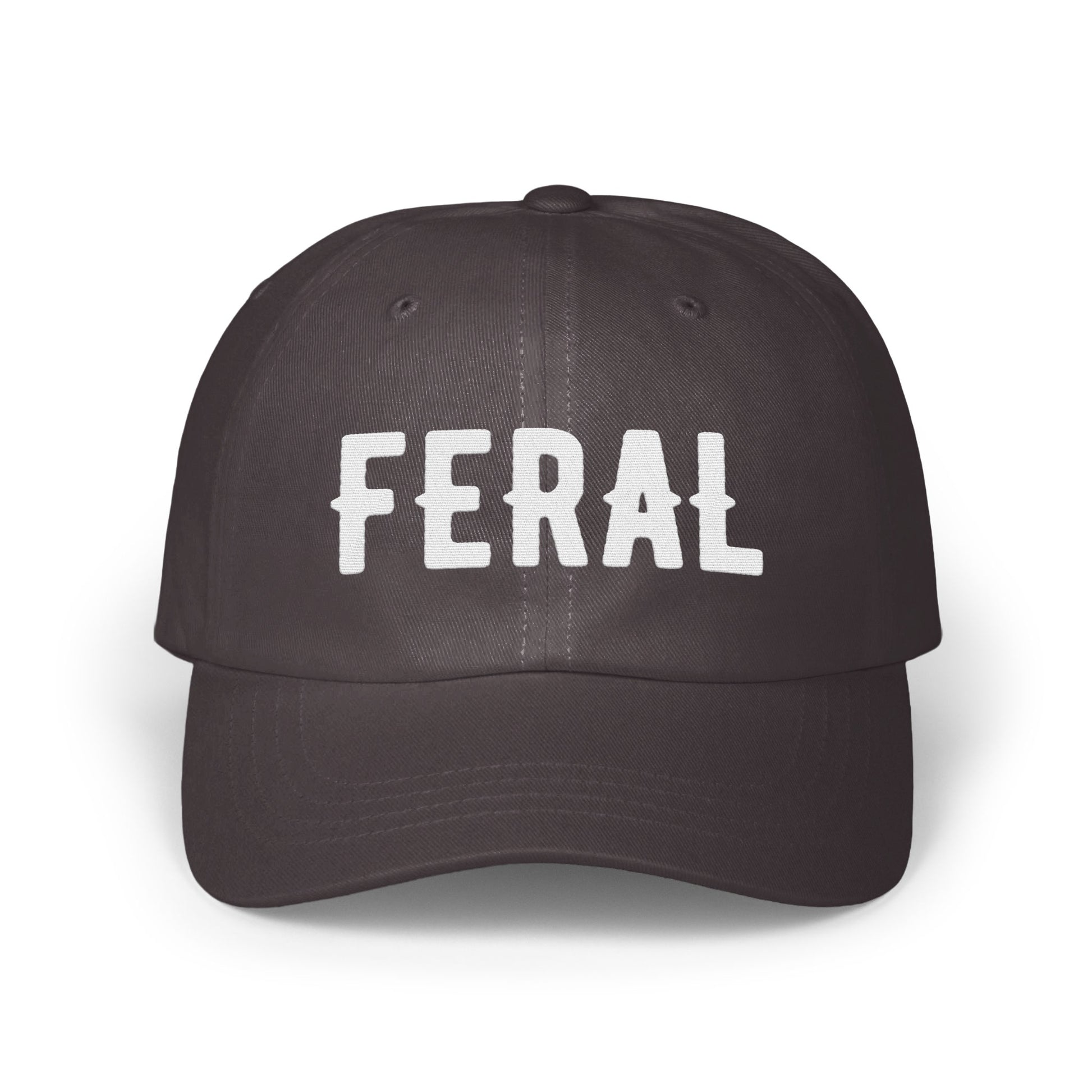 FERAL Text Graphic Dark Color Baseball Cap product