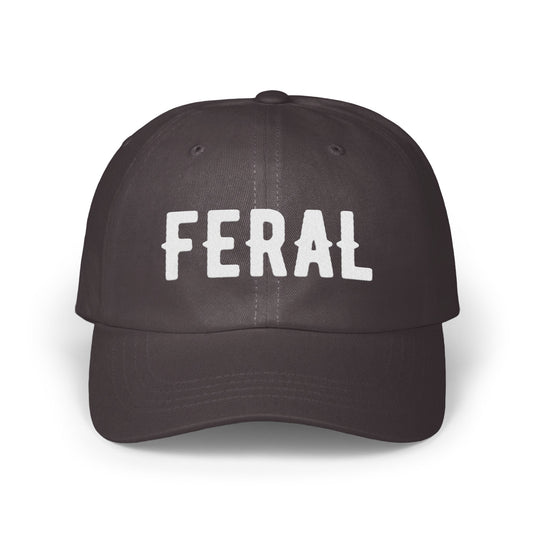 FERAL Text Graphic Dark Color Baseball Cap product