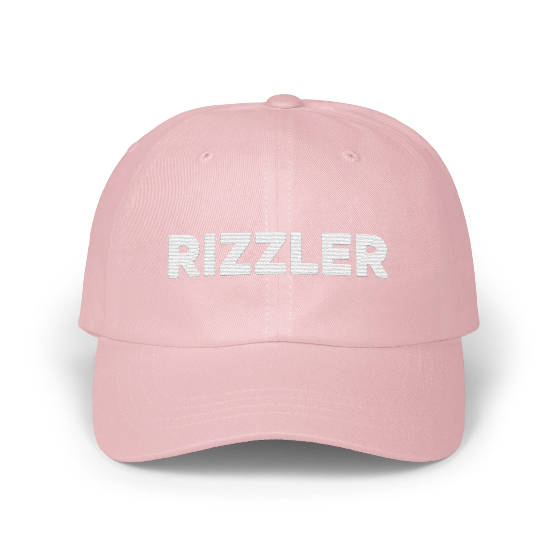 Stylish Pink Rizzler Embroidered Cap product type