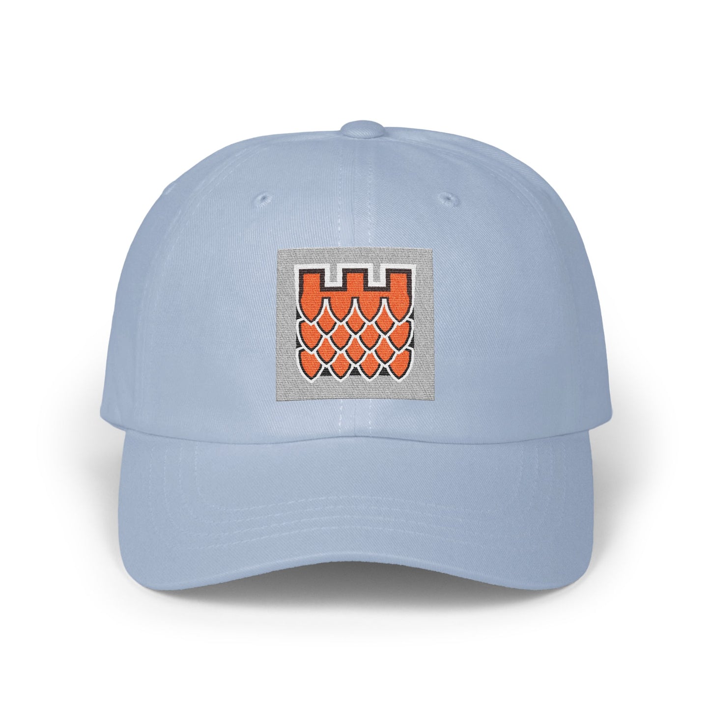Stylish Light Blue Cap with Unique Emblem design product