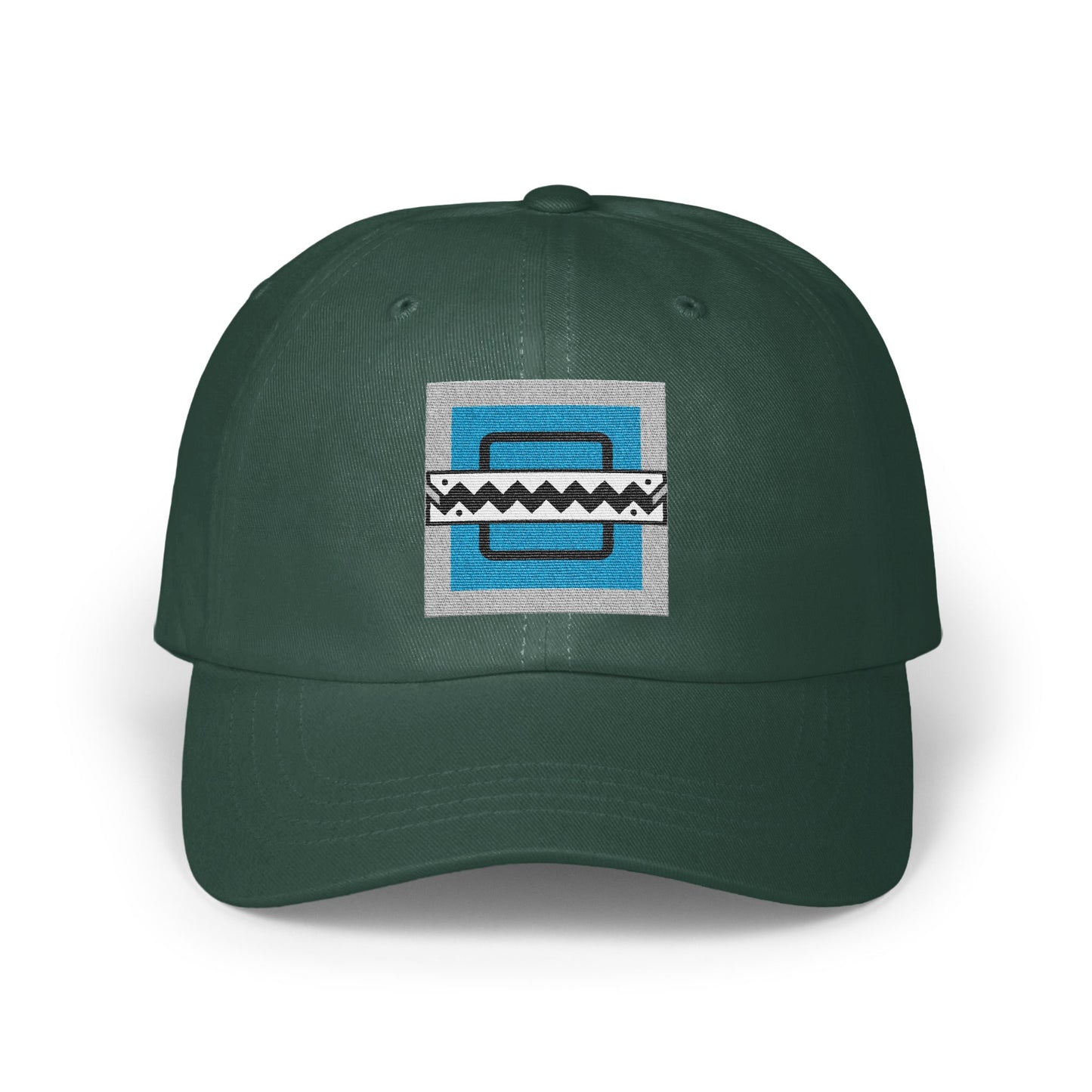 Stylish Green Cap with Unique Geometric Design Hat product type