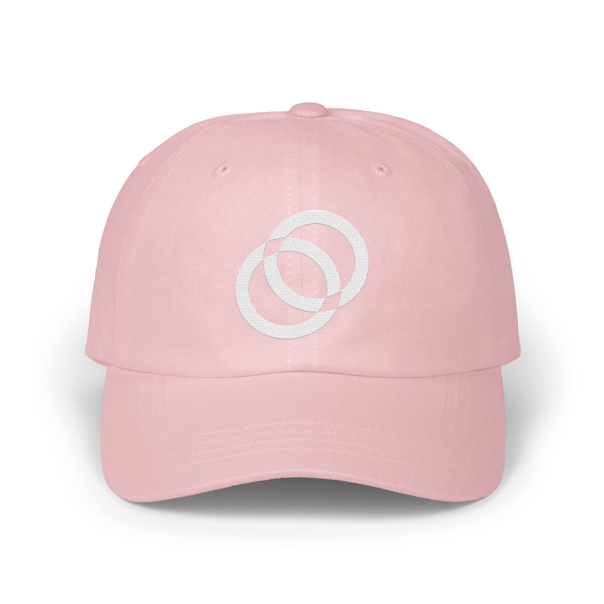 Pink Baseball Cap with Minimalist Circle Design product