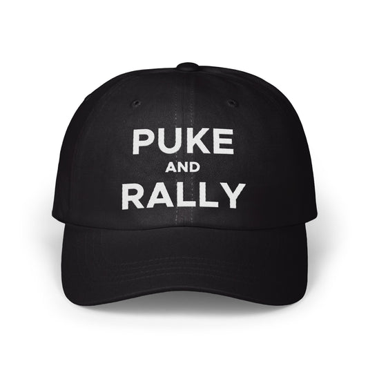 Puke and Rally Statement Hat Funny Accessories Product